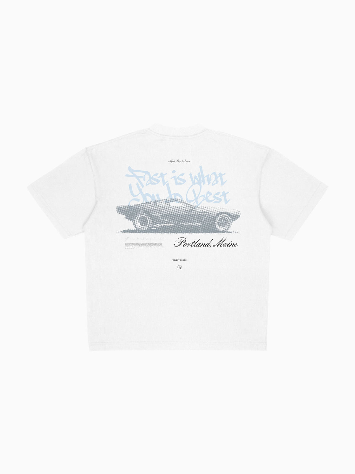 Maine Tee - White (back mockup)