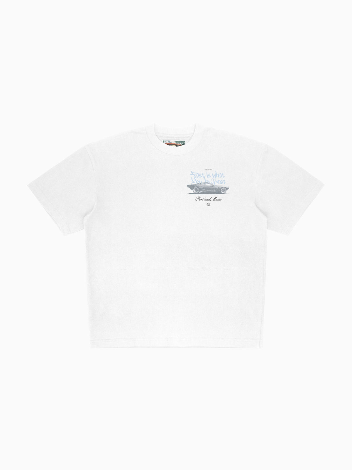 Maine Tee - White (front mockup)