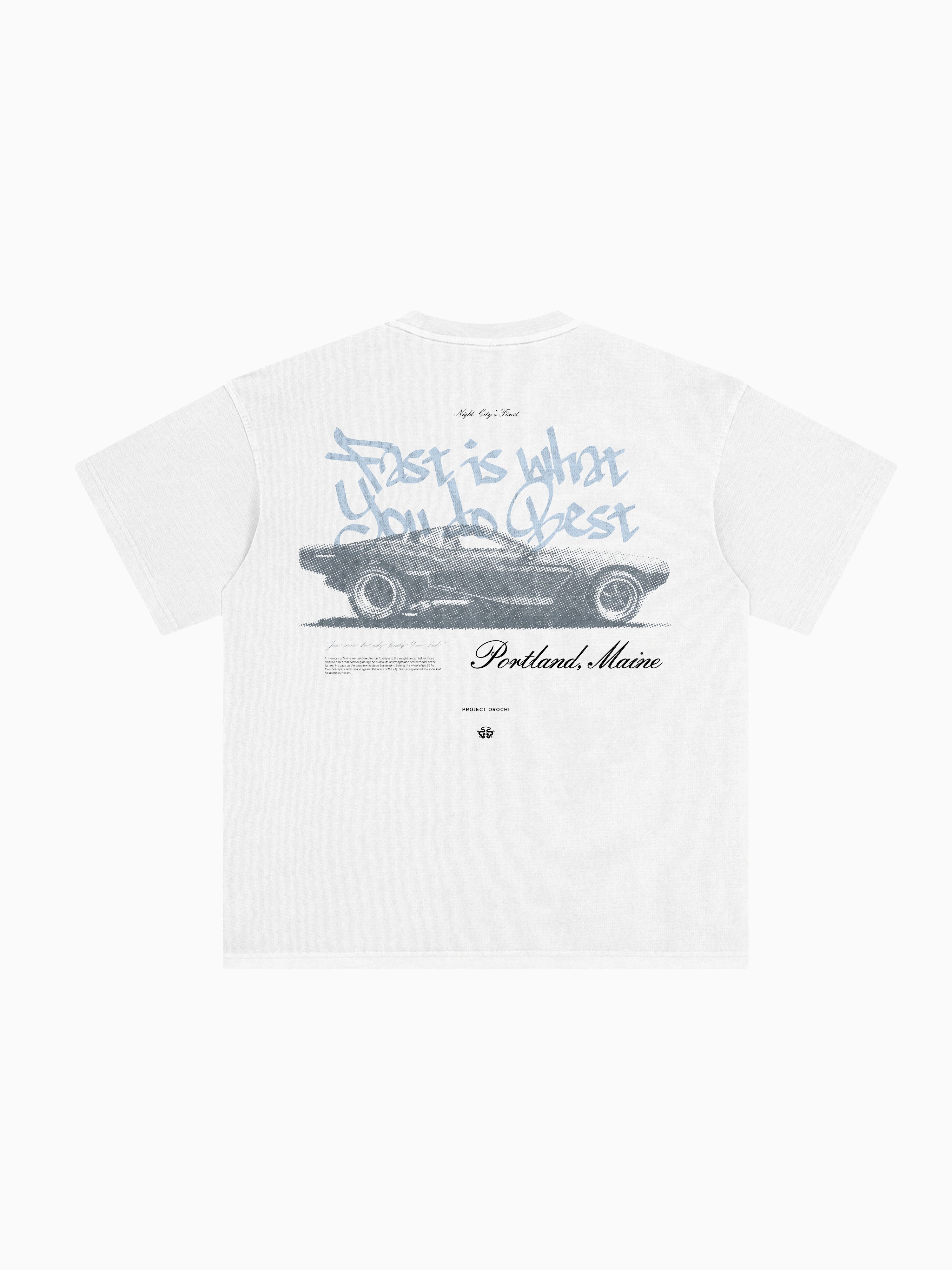 Maine Box Tee - White
