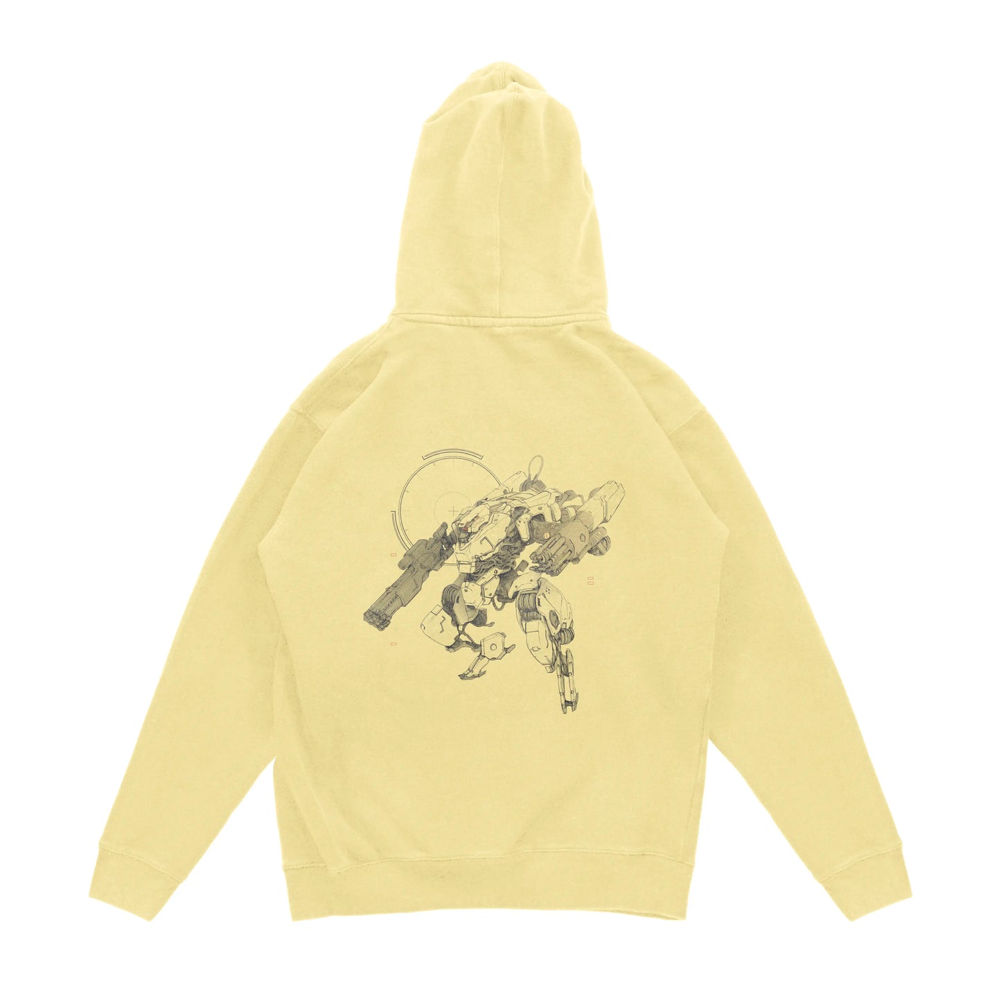 Mecha Hoodie - Light Yellow
