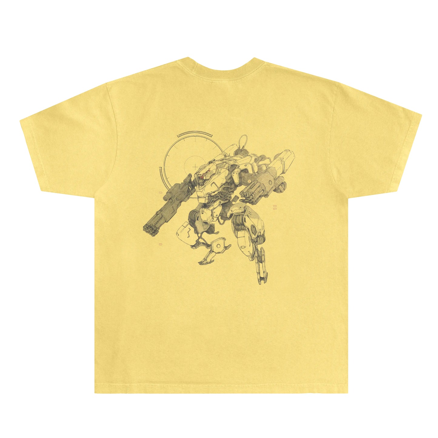 Mecha Tee - Light Yellow