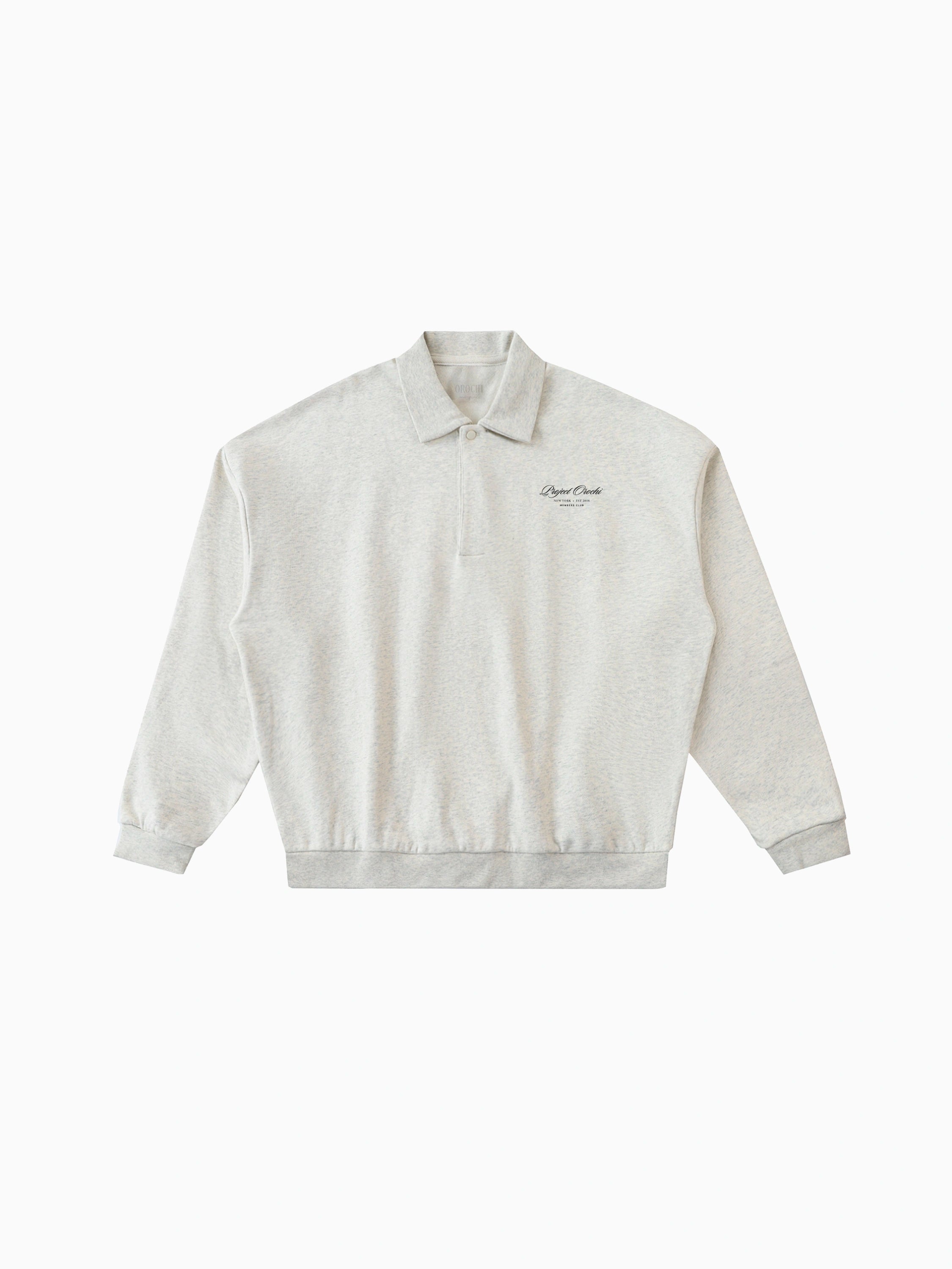 Members Club Polo Sweatershirt - Oat