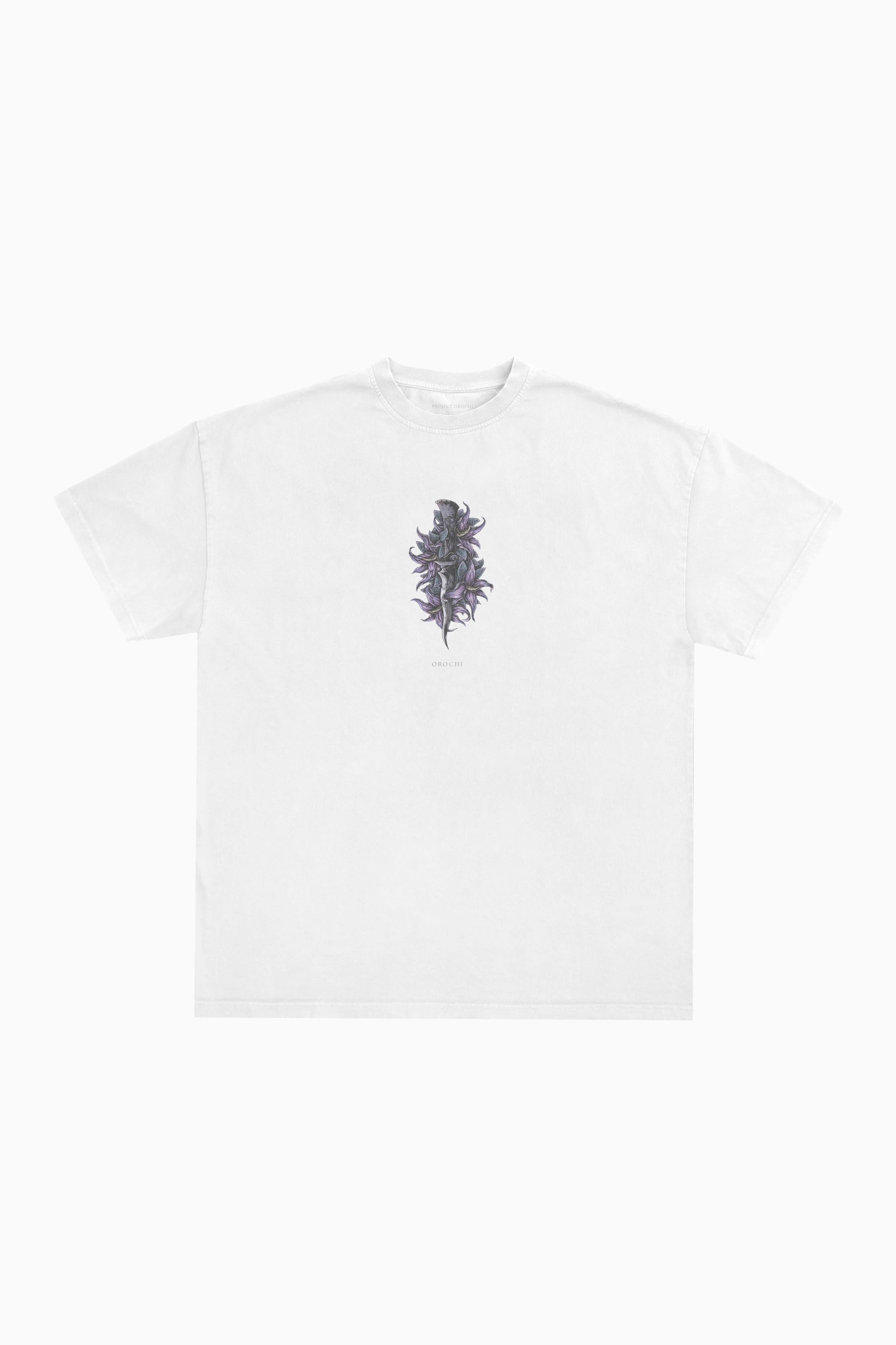 Dagger Box Tee - White