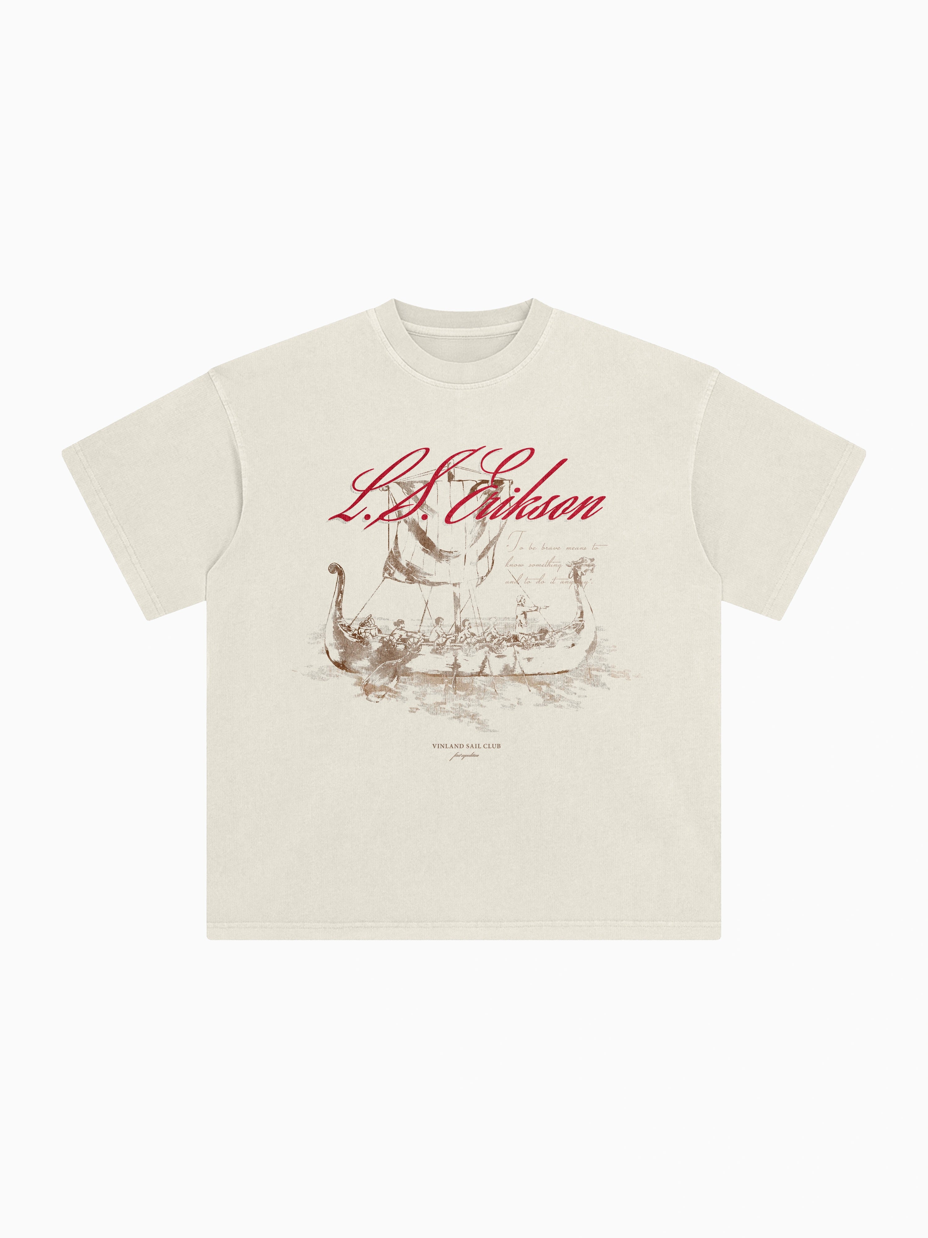 Sail Club Box Tee - Dust