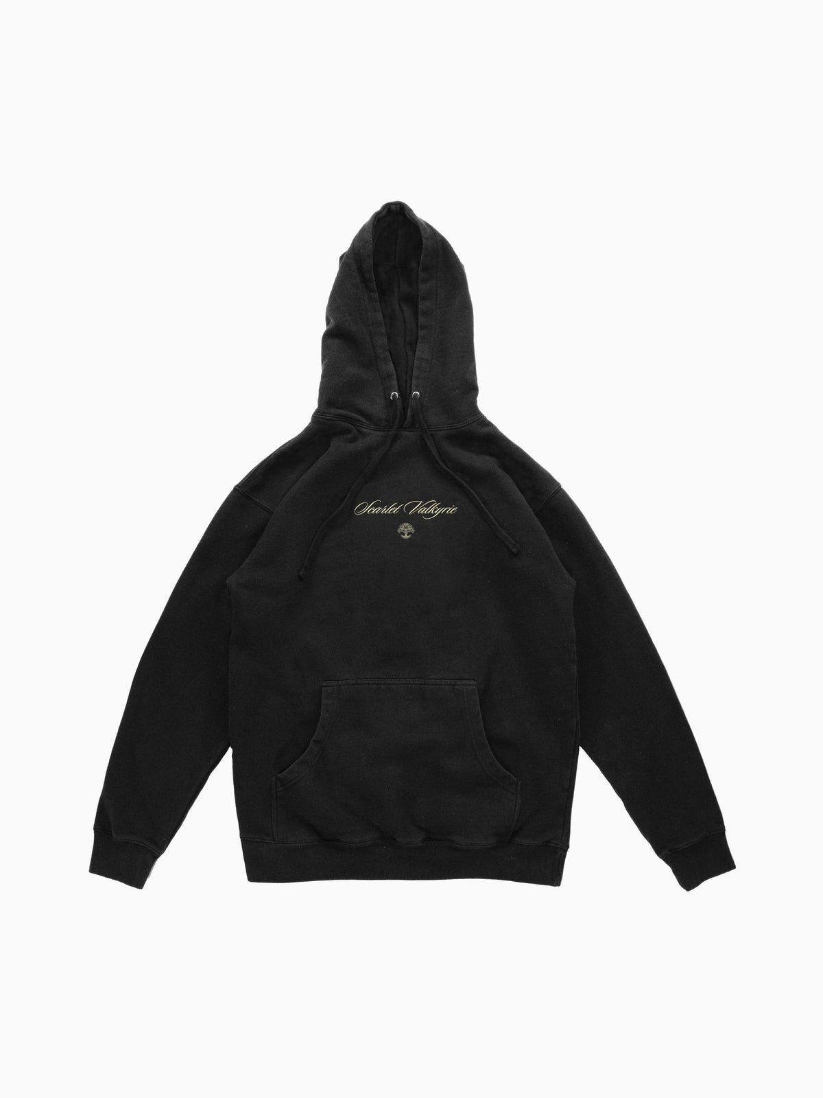 Scarlet Valkyrie Hoodie - Black (front mockup)