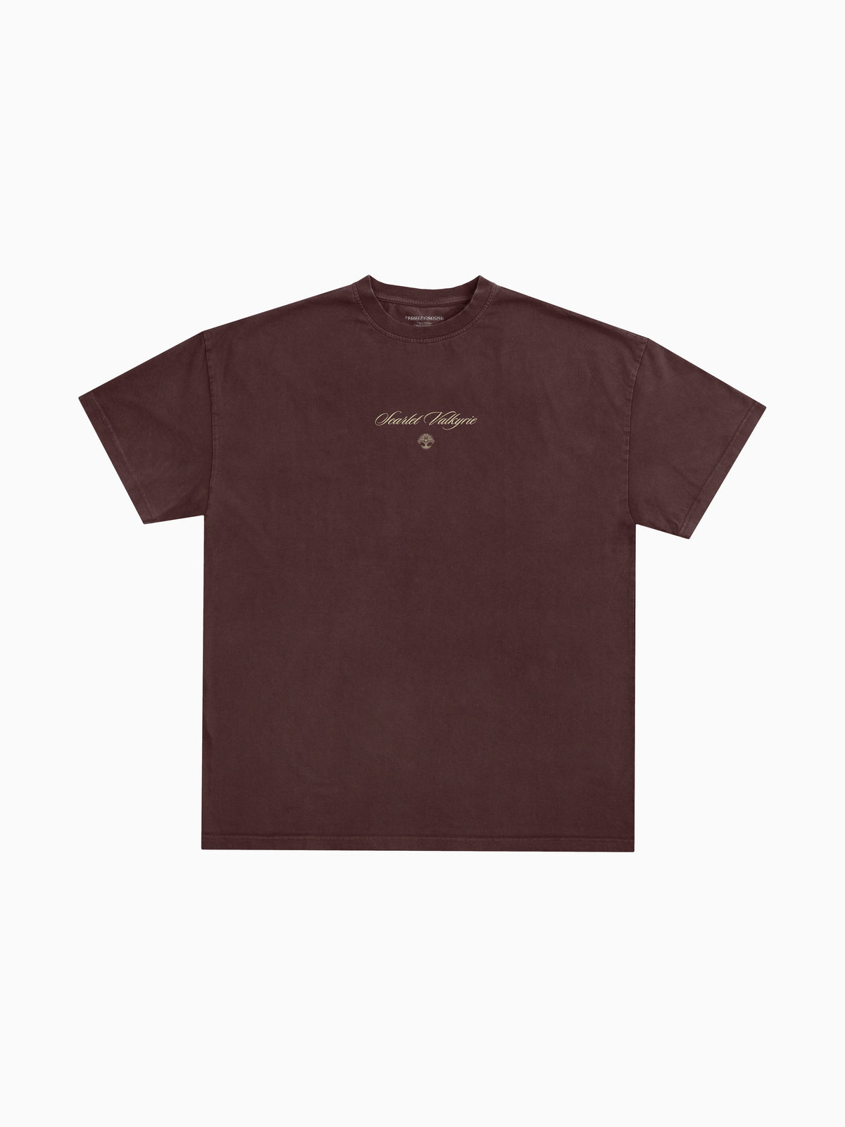 Scarlet Valkyrie Tee - Maroon (front mockup)