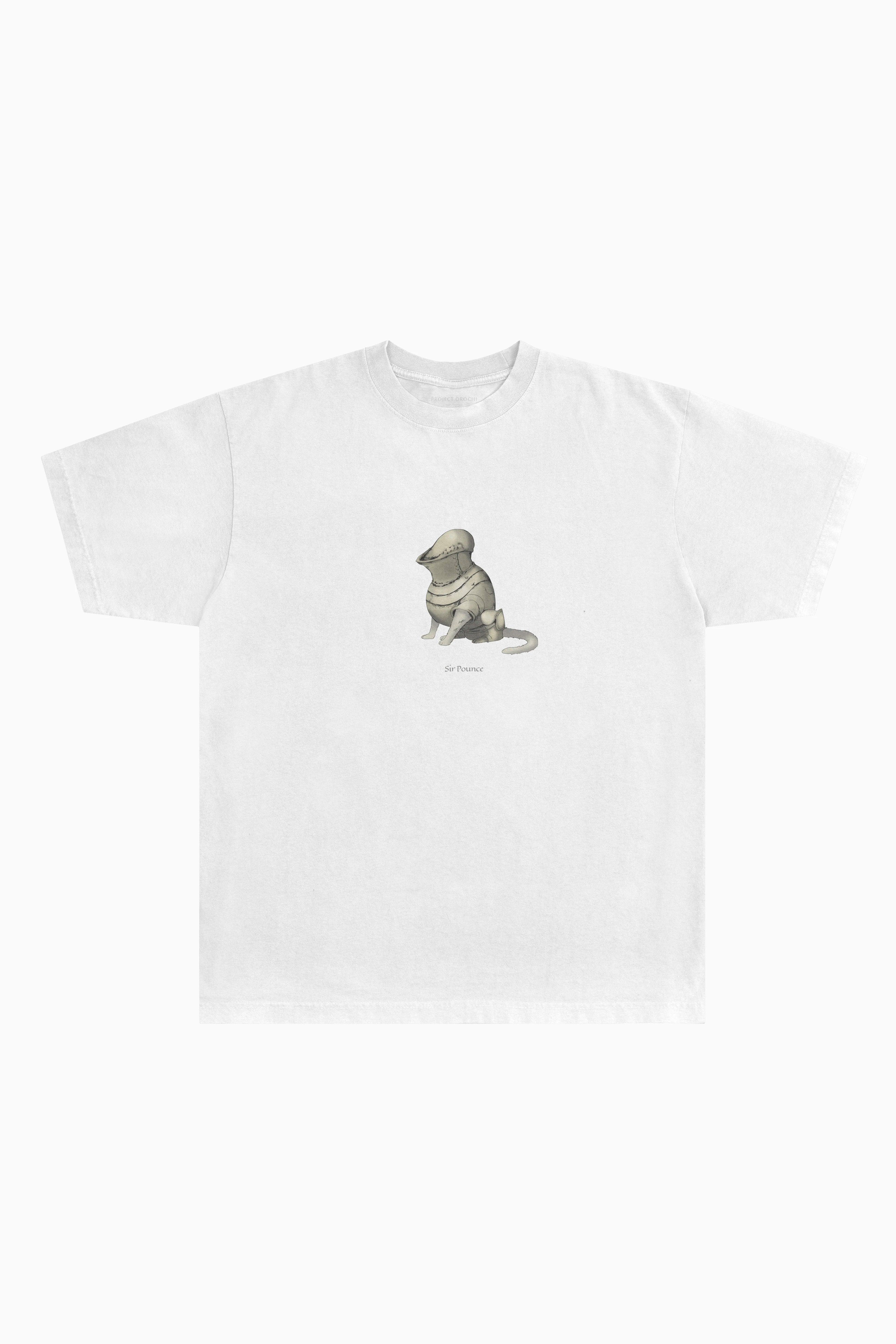 Sir Pounce Tee - White