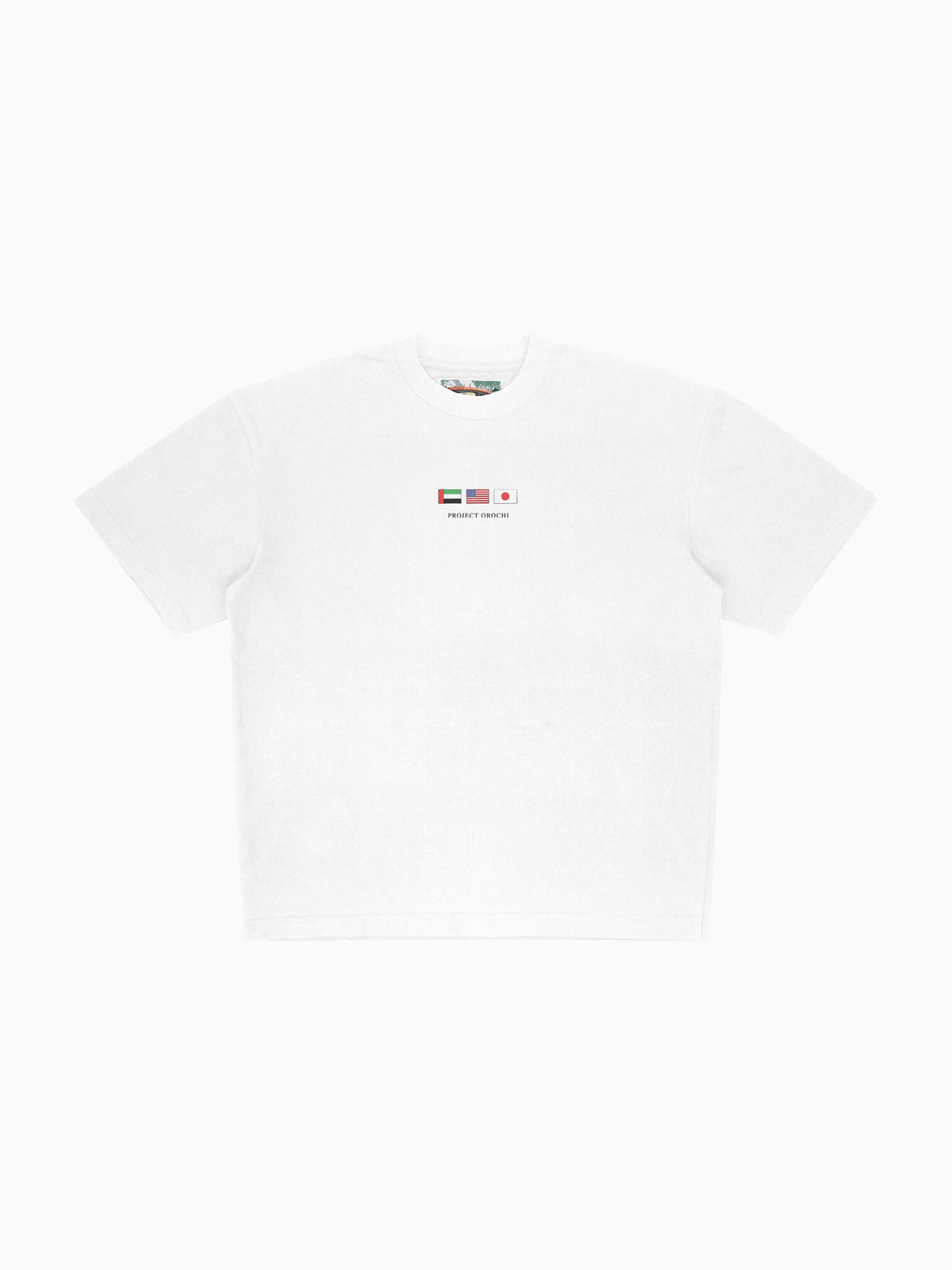 Sky Tower Tee - White (front mockup)
