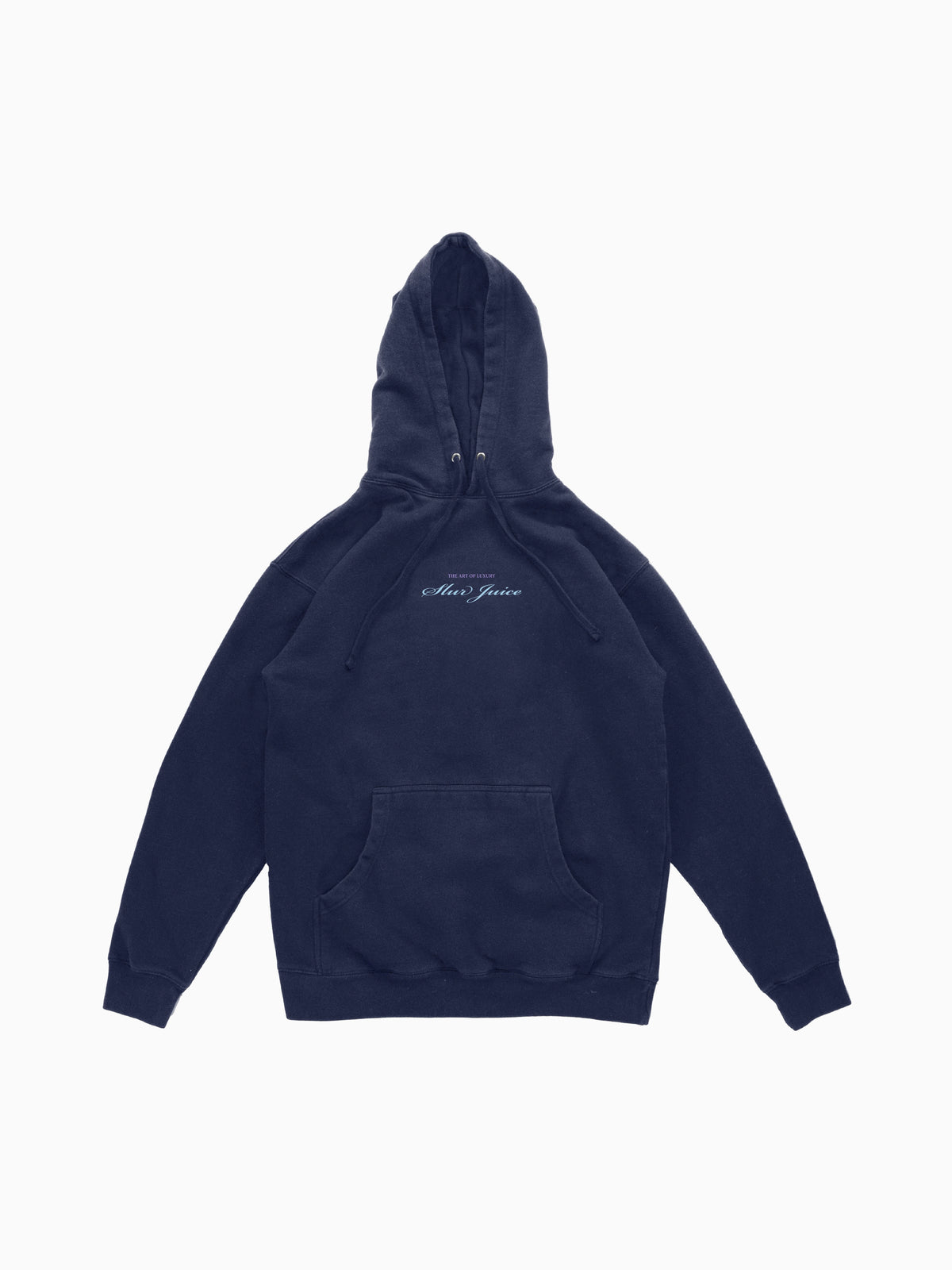 Slur Juice Hoodie - Navy (front mockup)