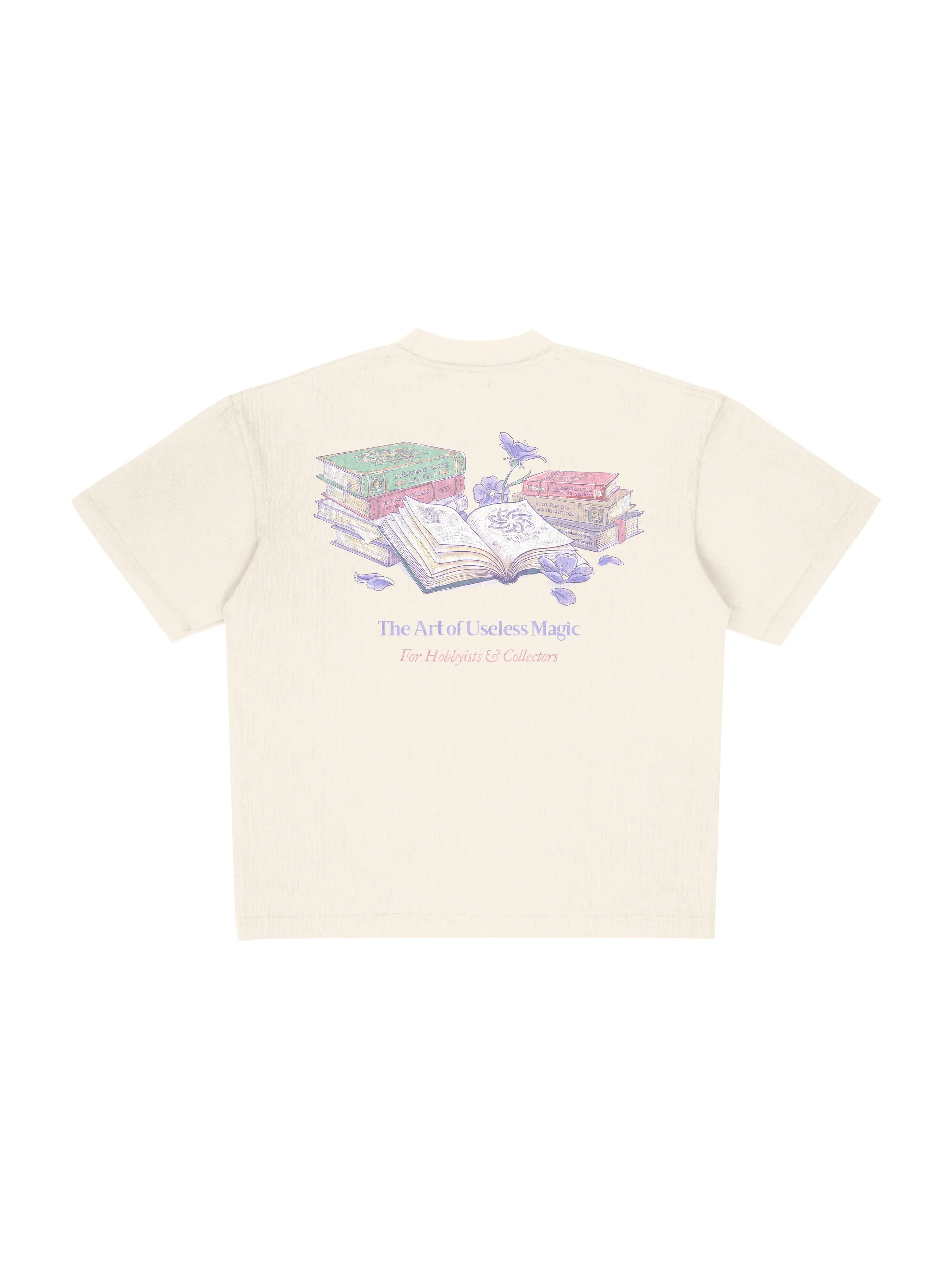 Spellbooks Tee - Natural