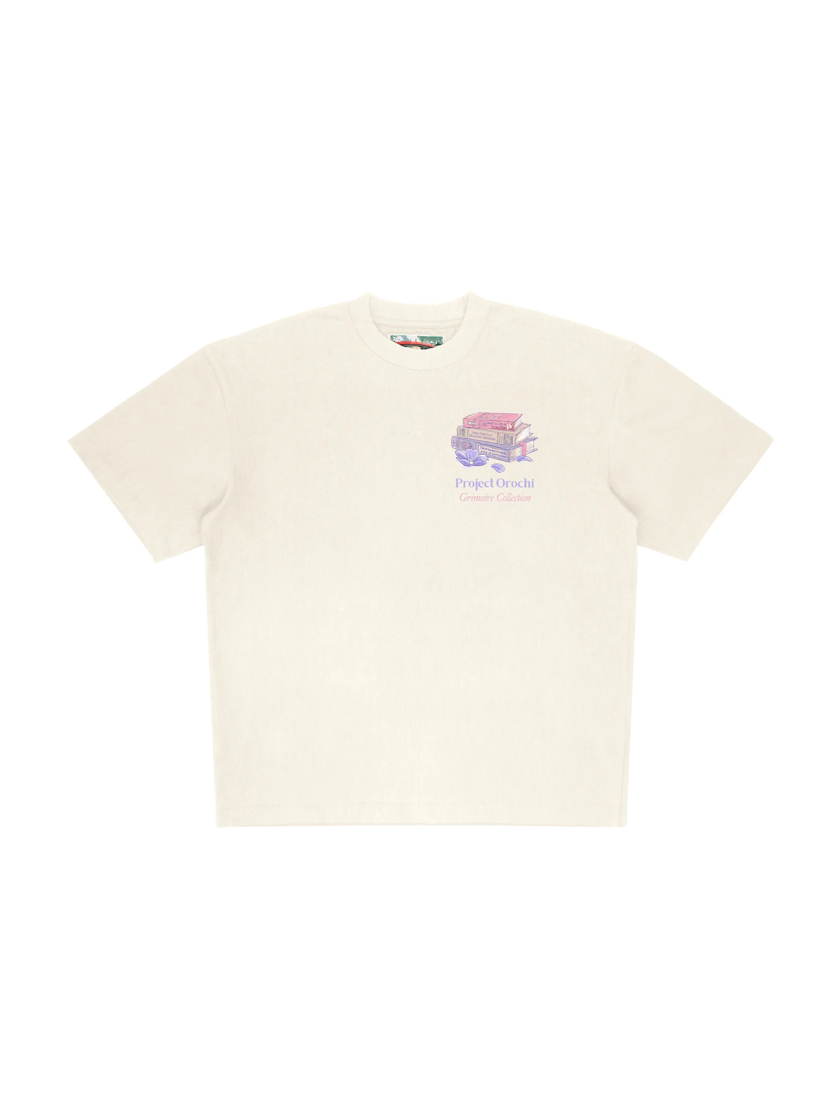 Spellbooks Tee - Natural