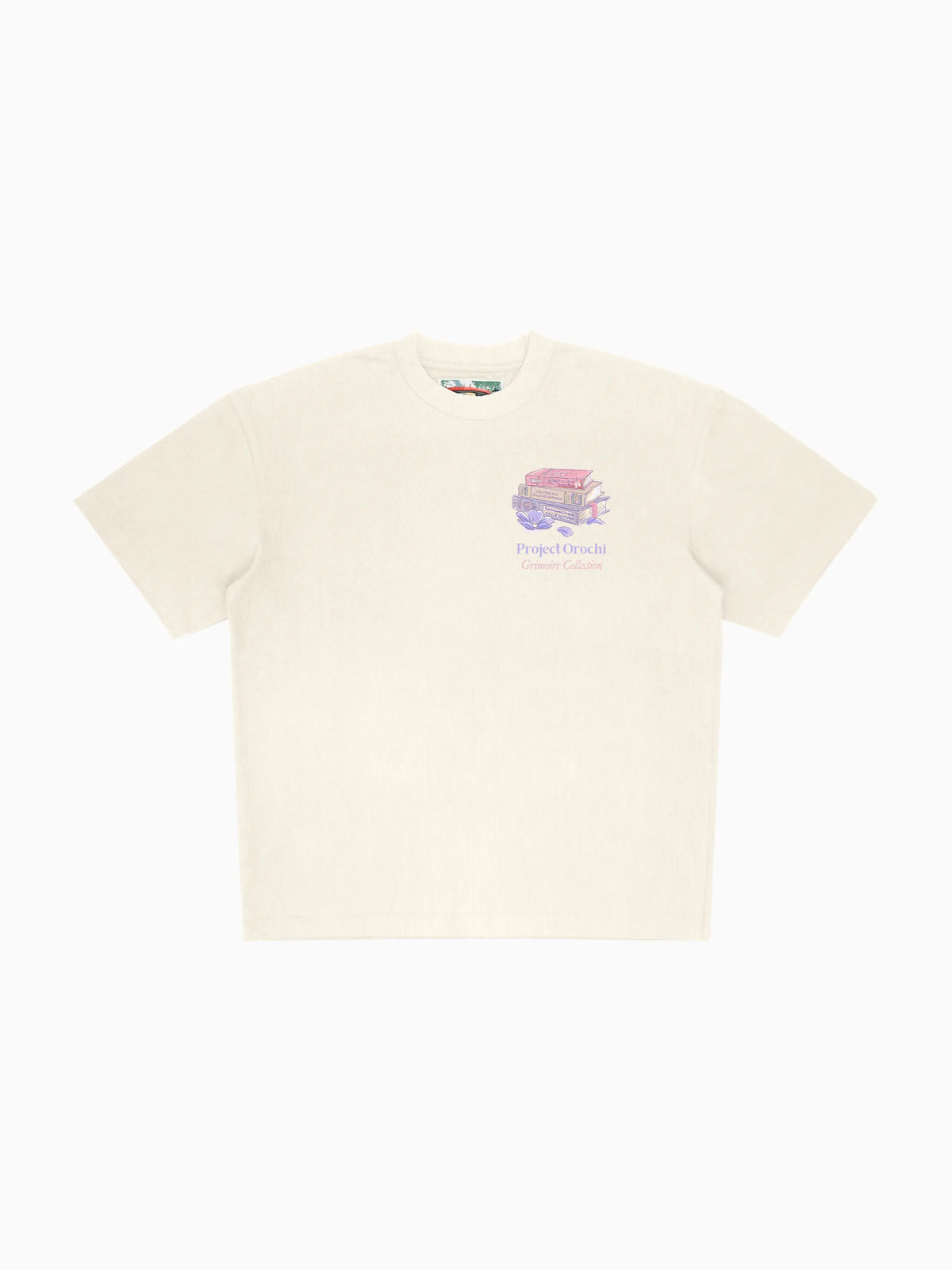 Spellbooks Tee - Natural