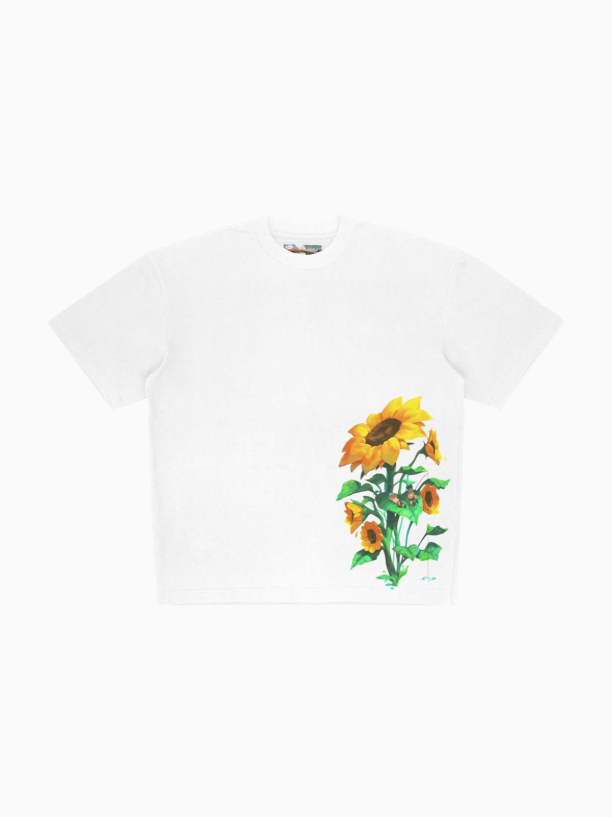 Sunflowers Tee - White