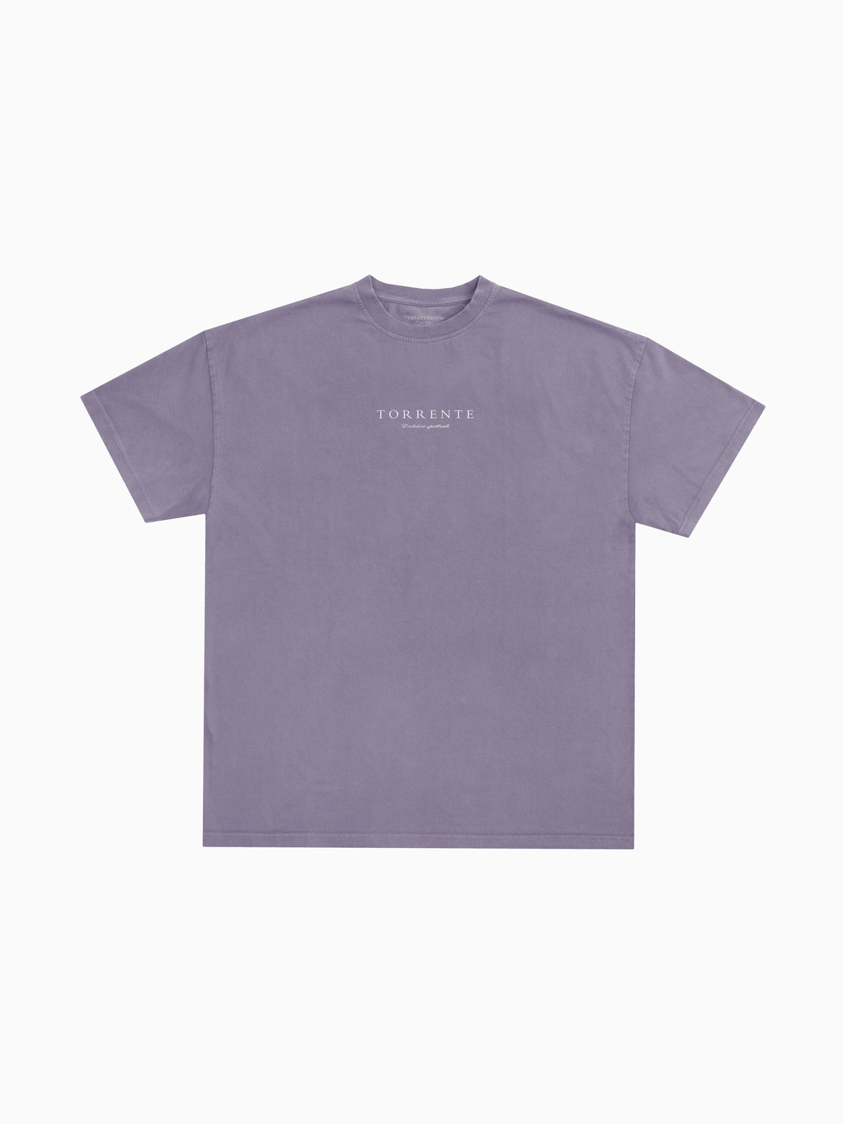 Torrente Tee - Plum (front mockup)