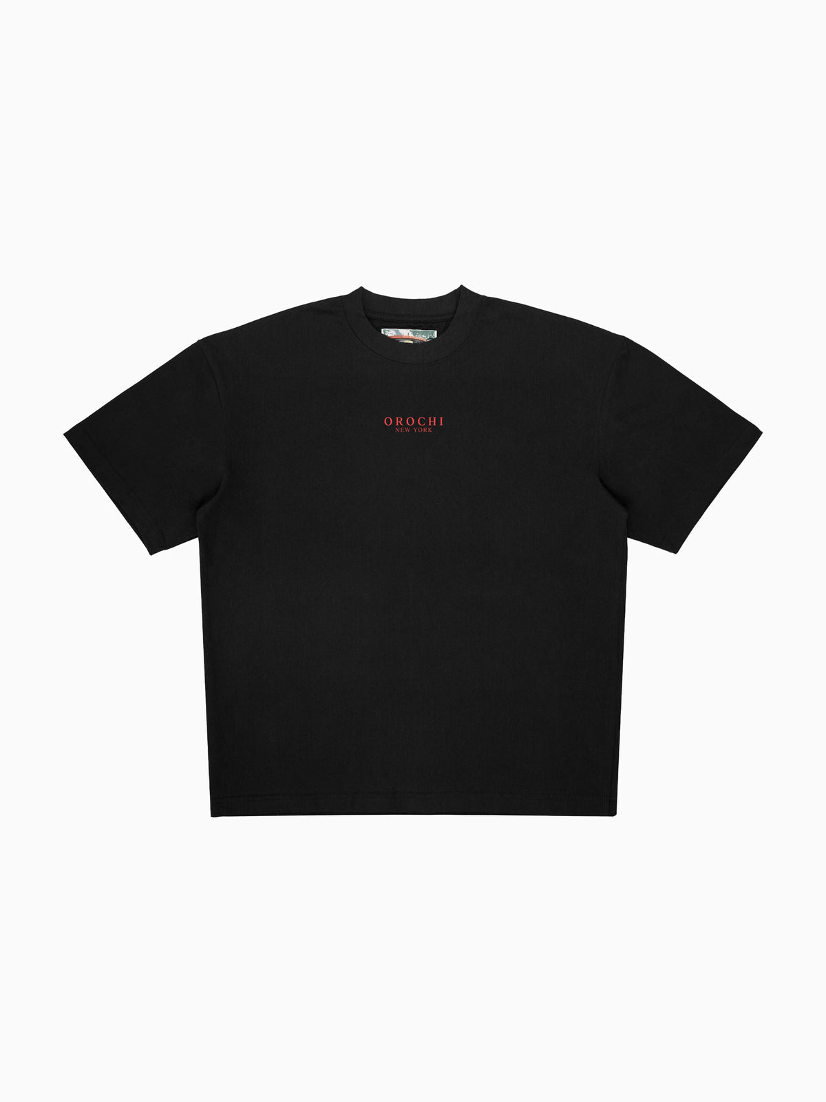 Twin Tigers Tee - Black (front mockup)