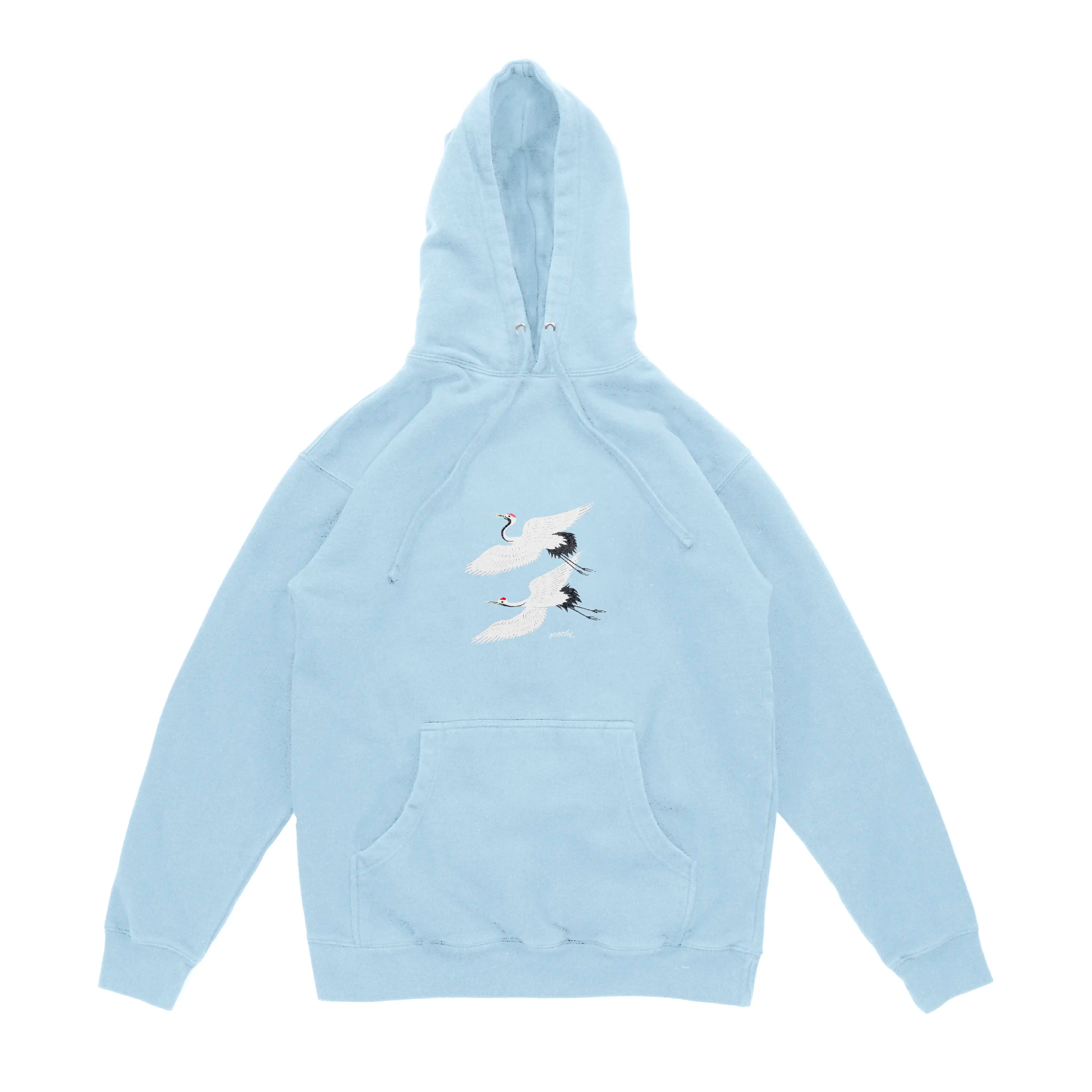Twin Crane Hoodie - Light Blue