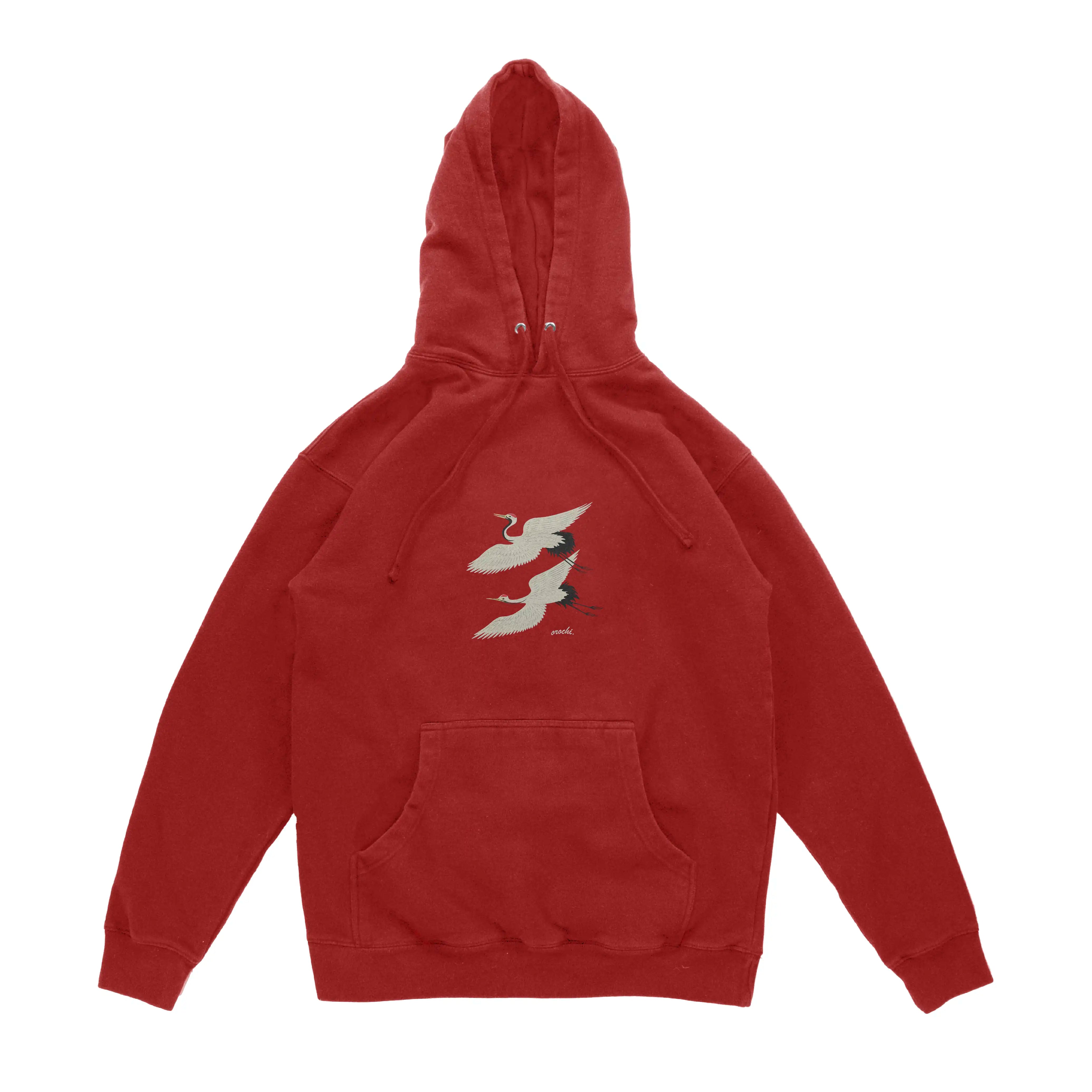 Twin Crane Hoodie - Red