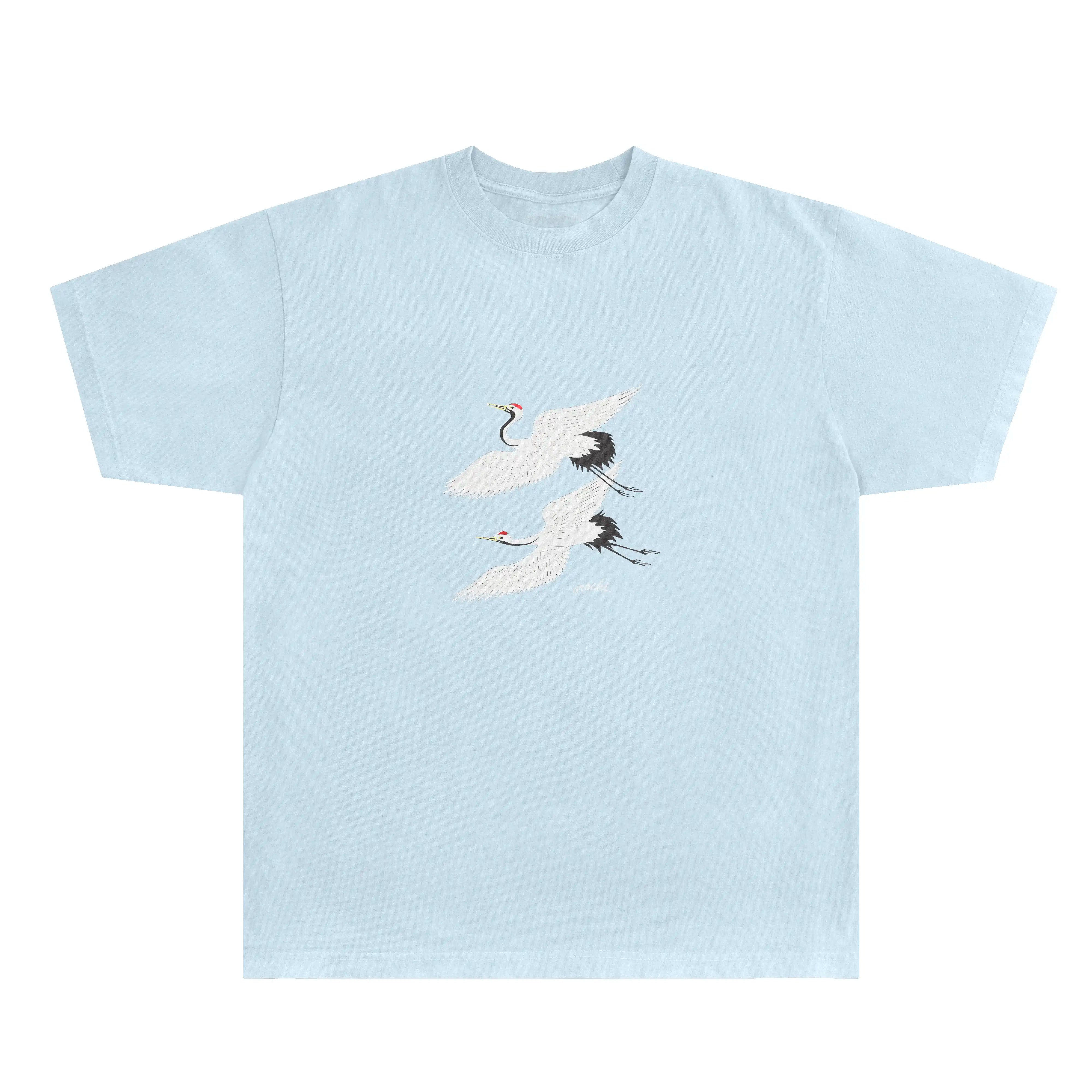 Twin Crane Tee - Light Blue