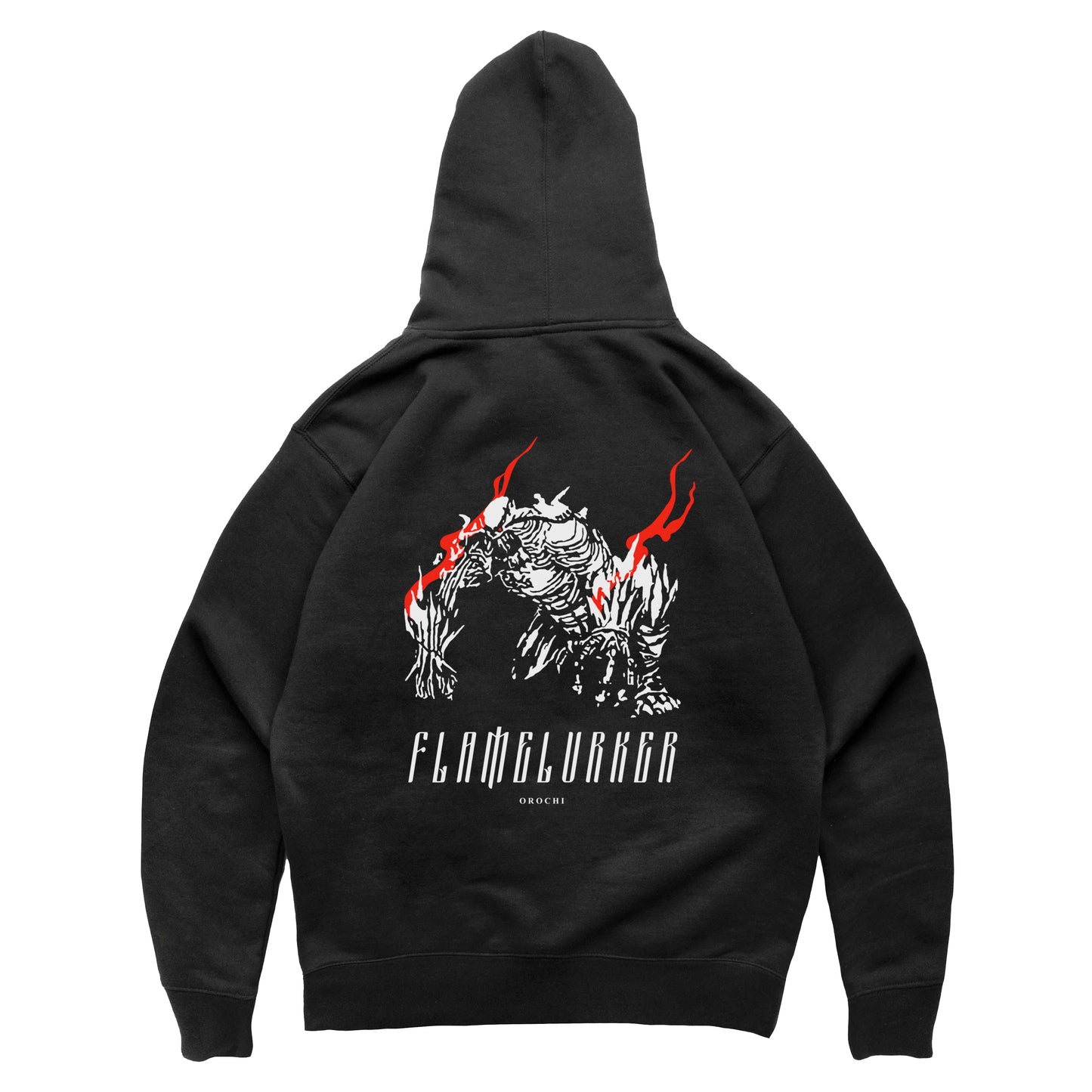 Flame Lurker Hoodie - Black