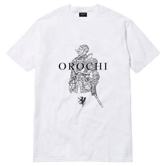 Fluted Knight Tee - White