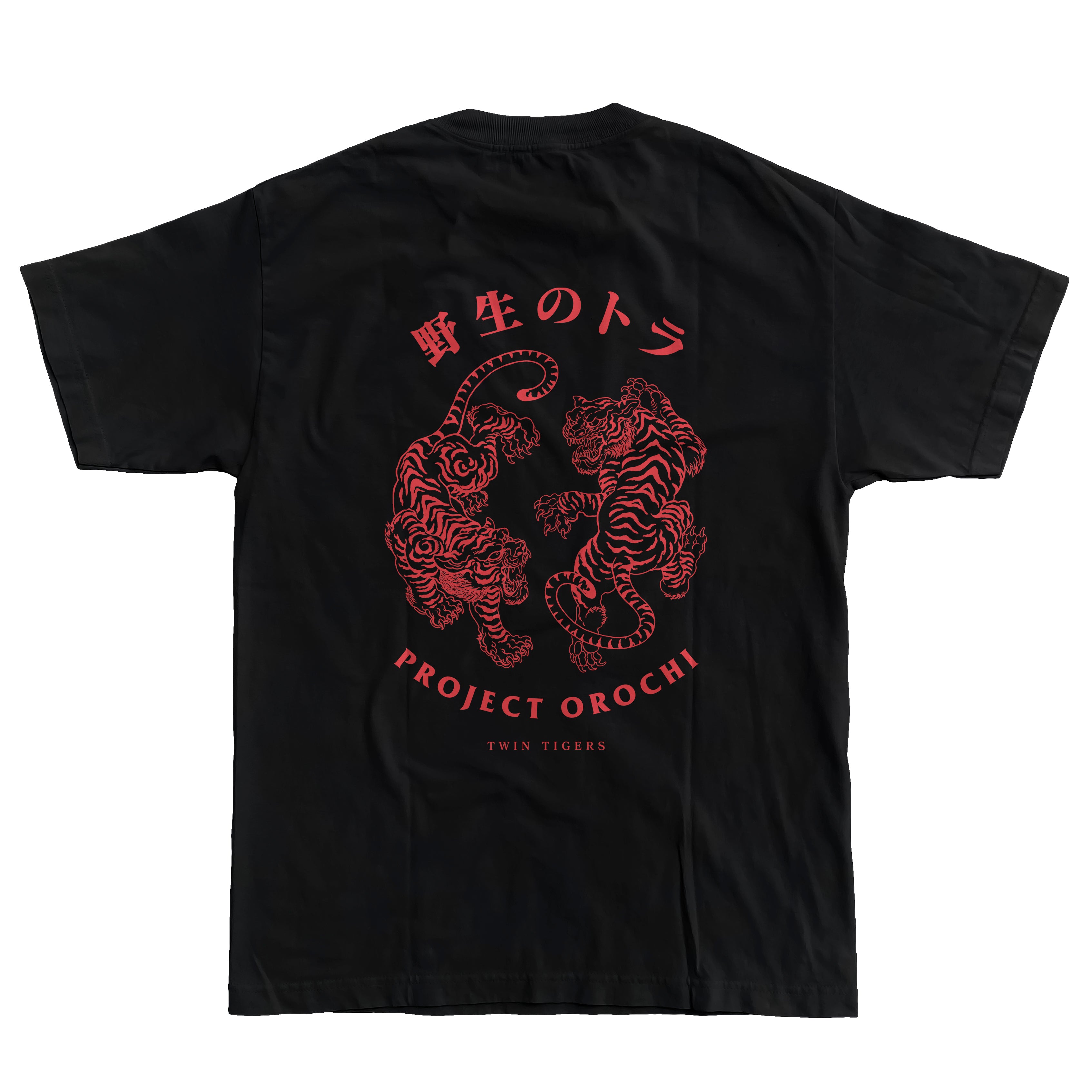 Twin Tigers Tee - Black