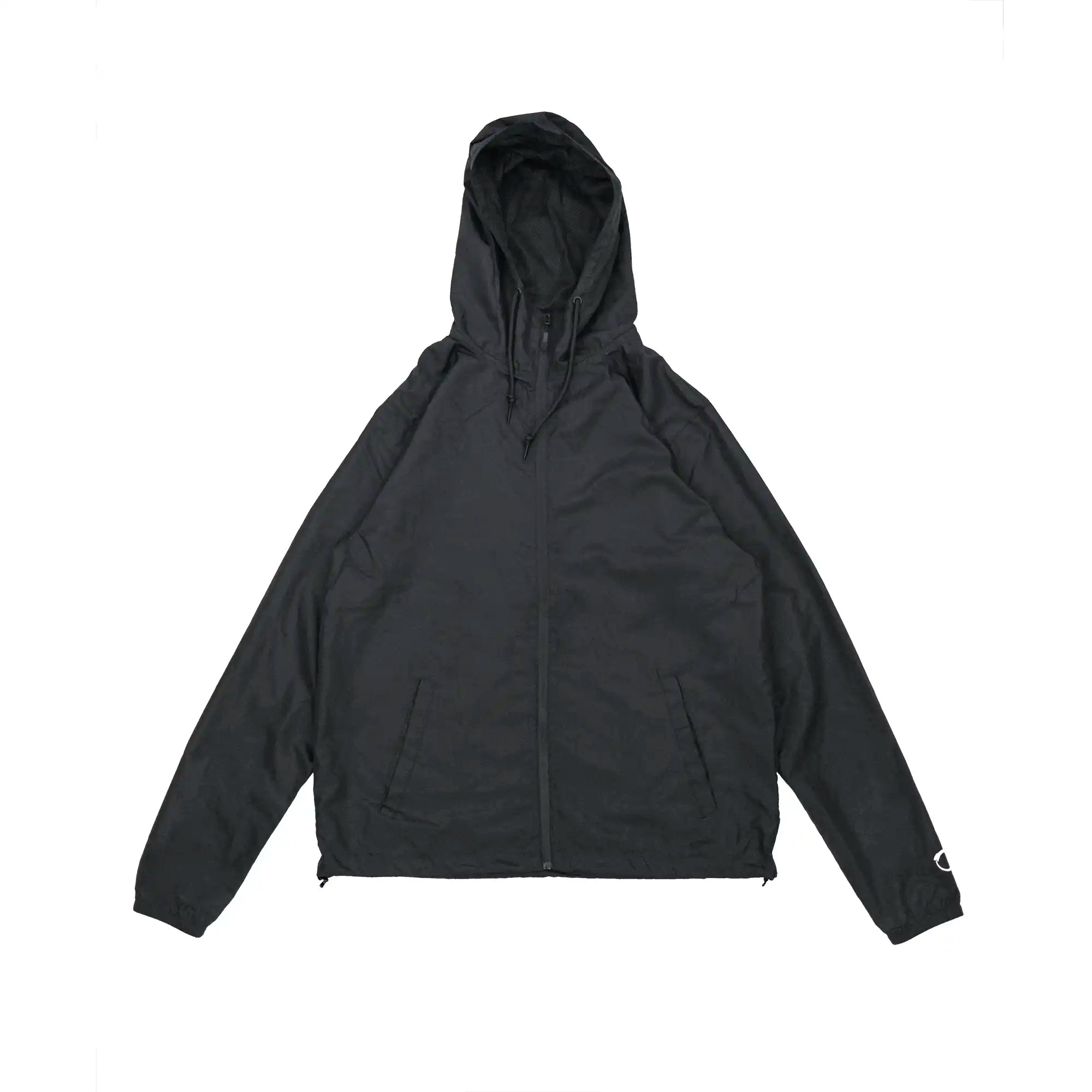 Full Zip Windbreaker - Black
