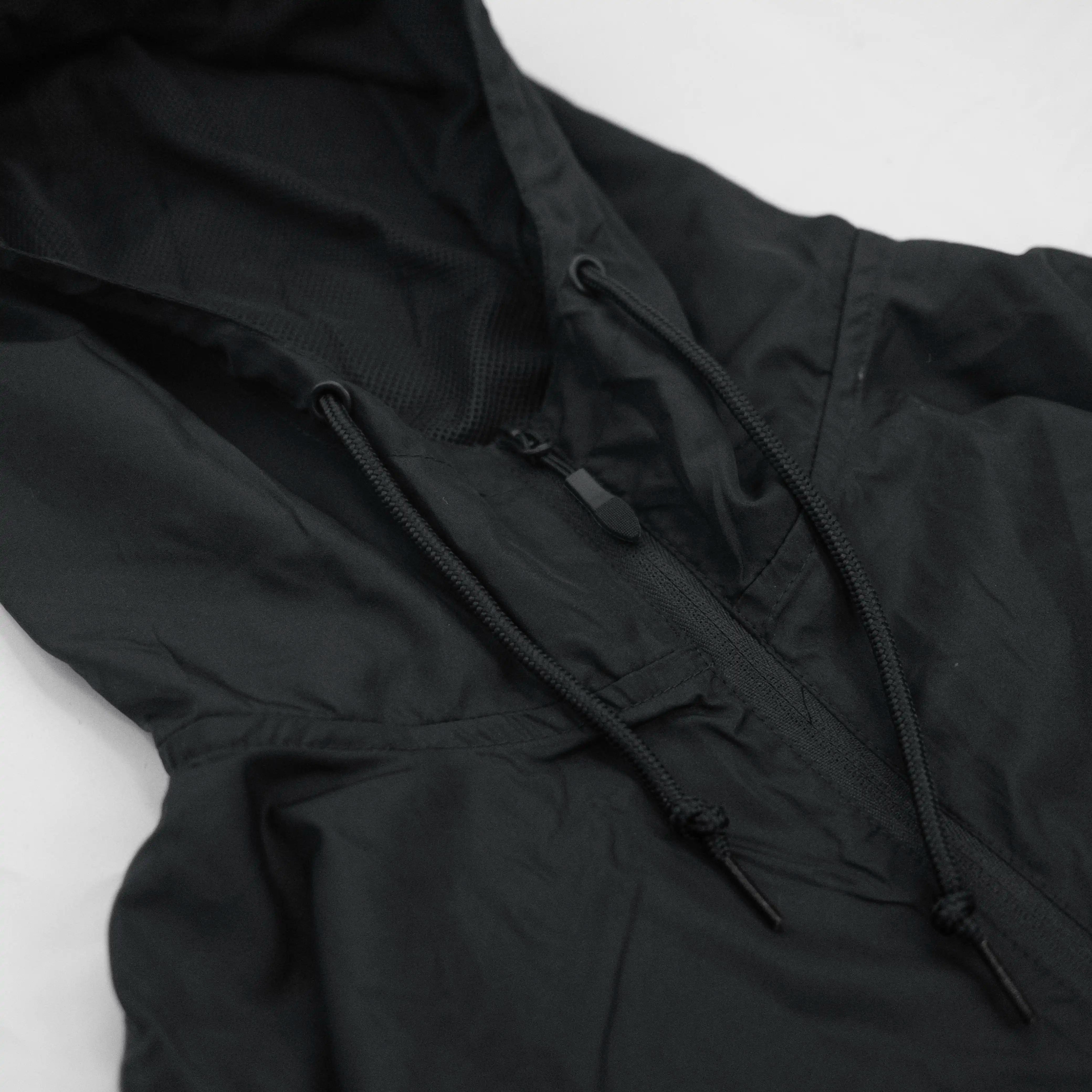 Full Zip Windbreaker - Black