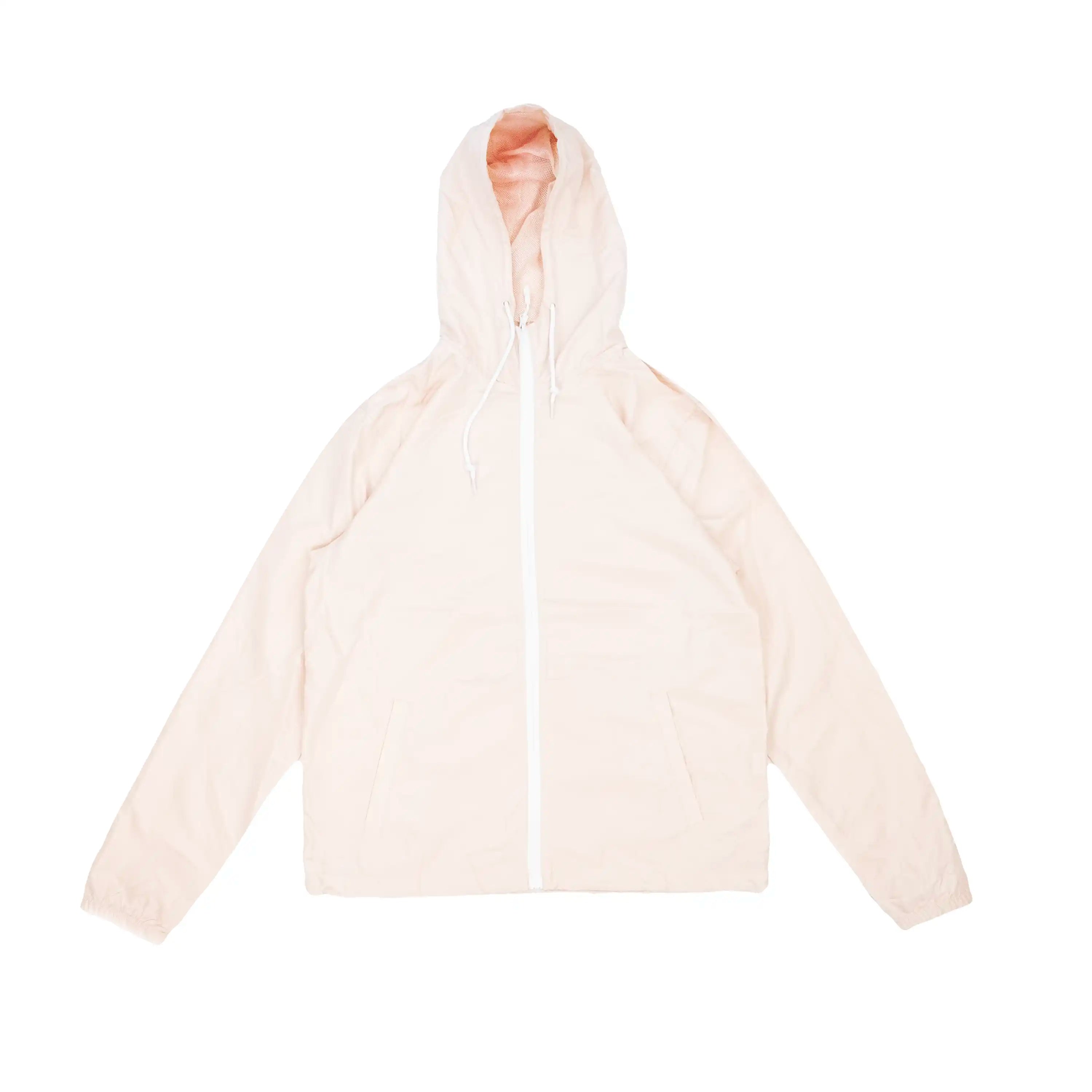 Full Zip Windbreaker - Pale Pink