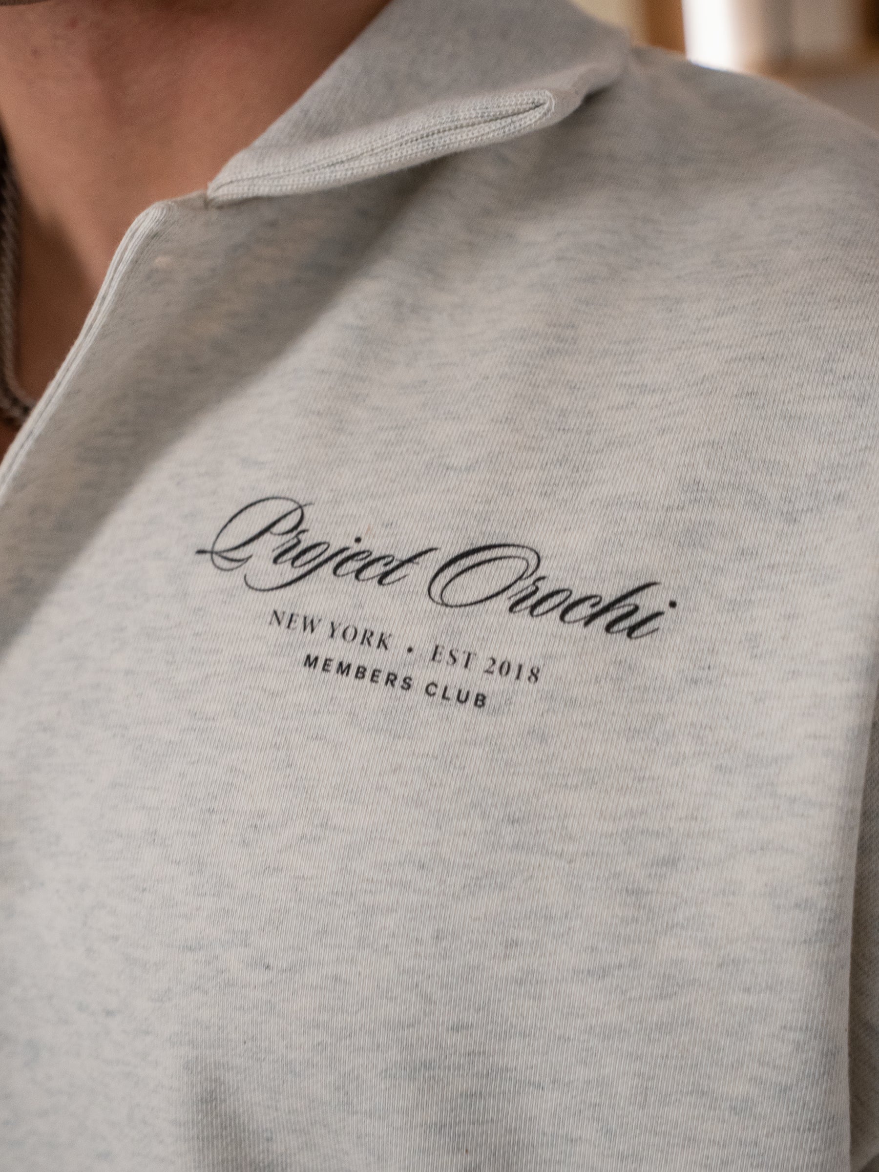 Members Club Polo Sweatershirt - Oat