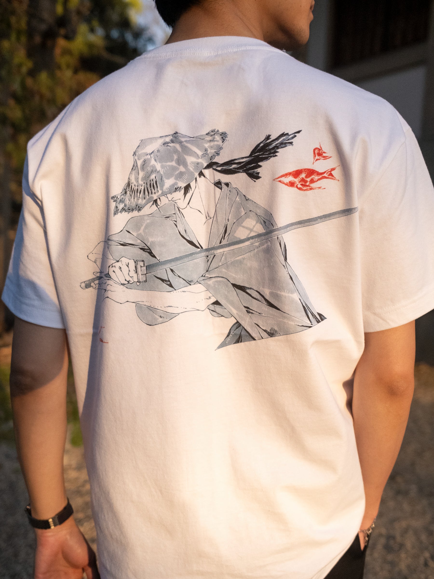 Flow of Water Box Tee - White