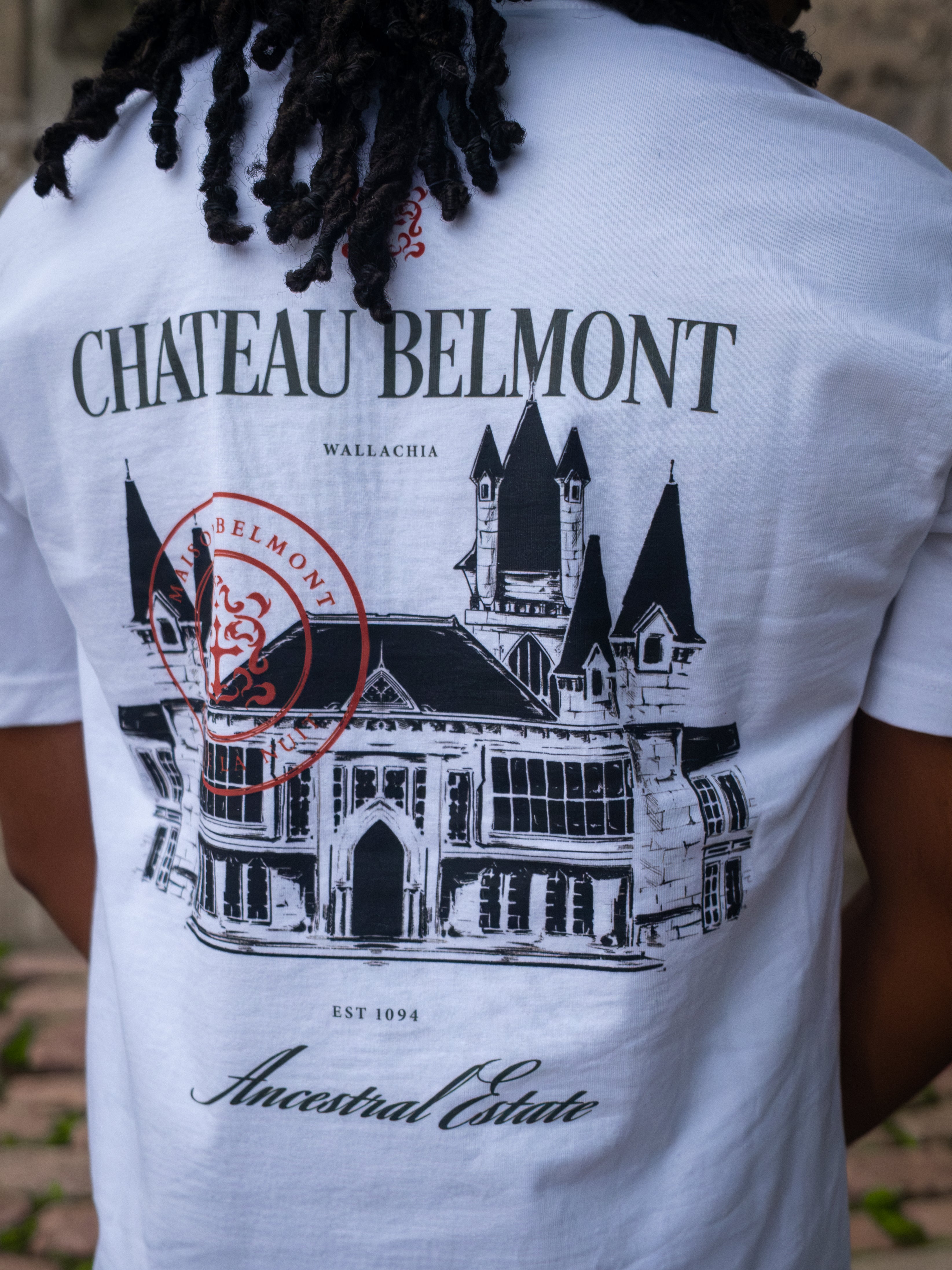 Belmont Hold Box Tee -  White