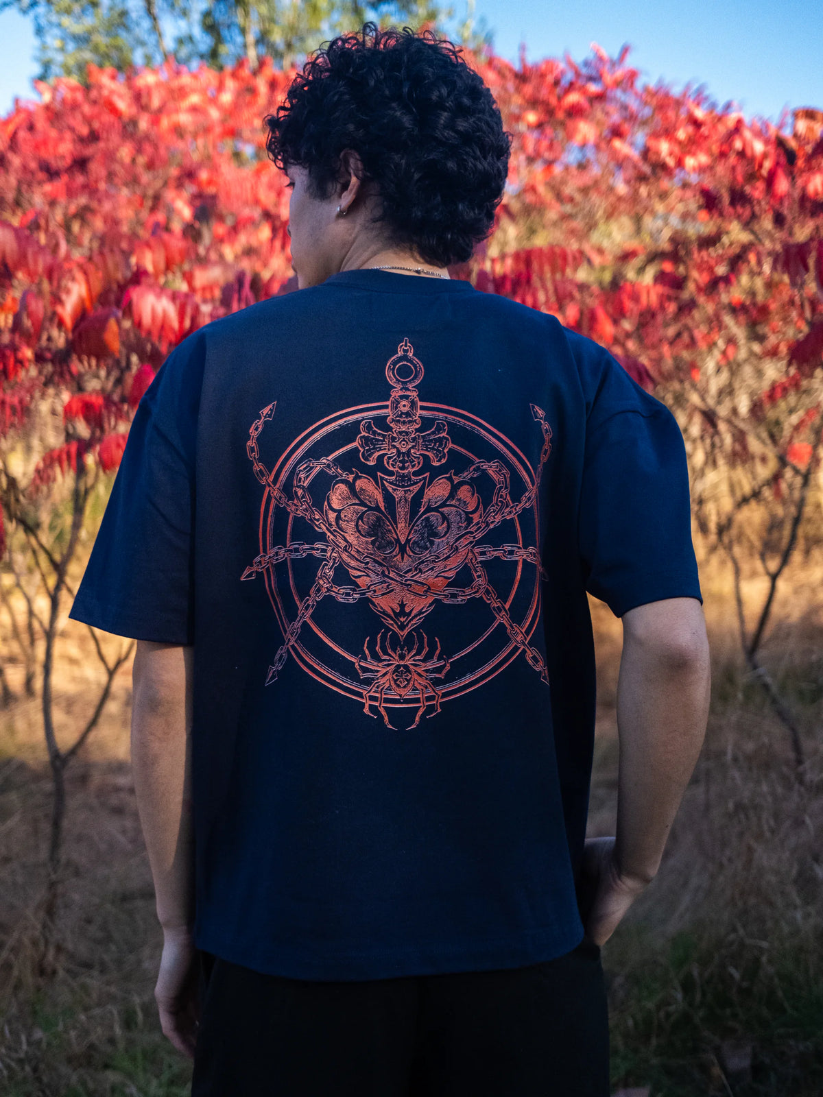 Kusari Tee - Navy