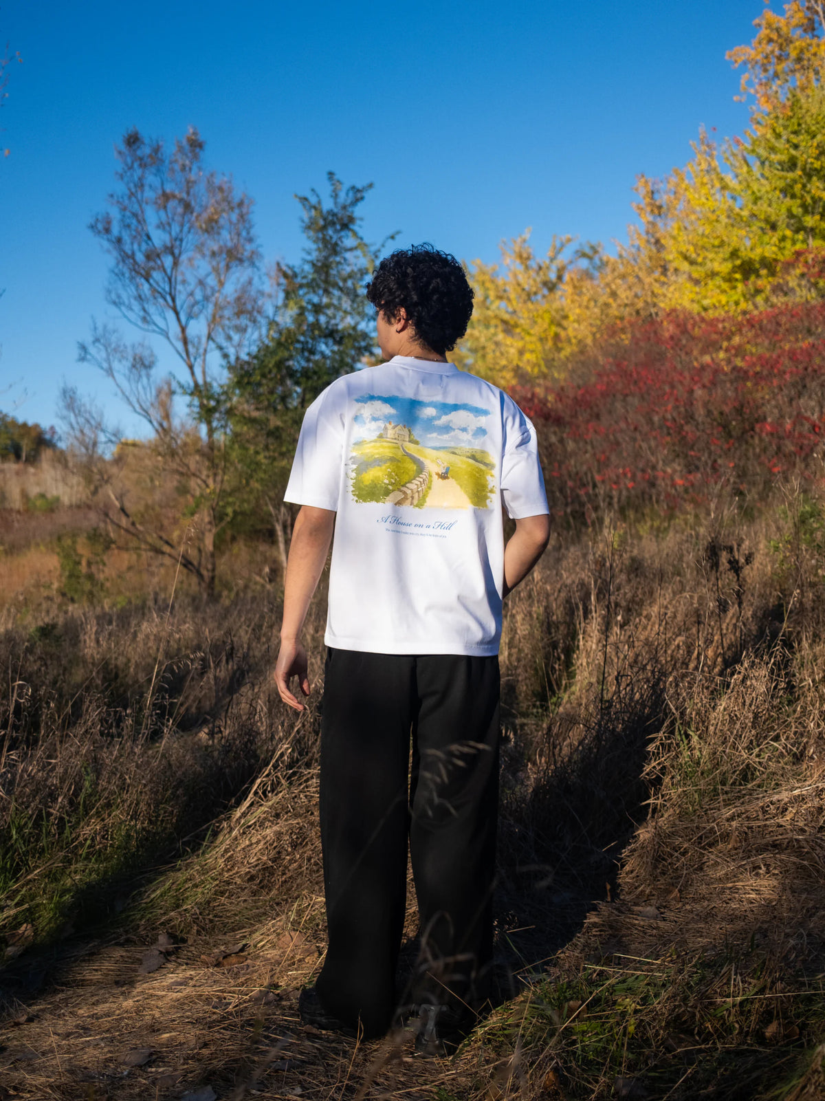 House on a Hill Tee - White