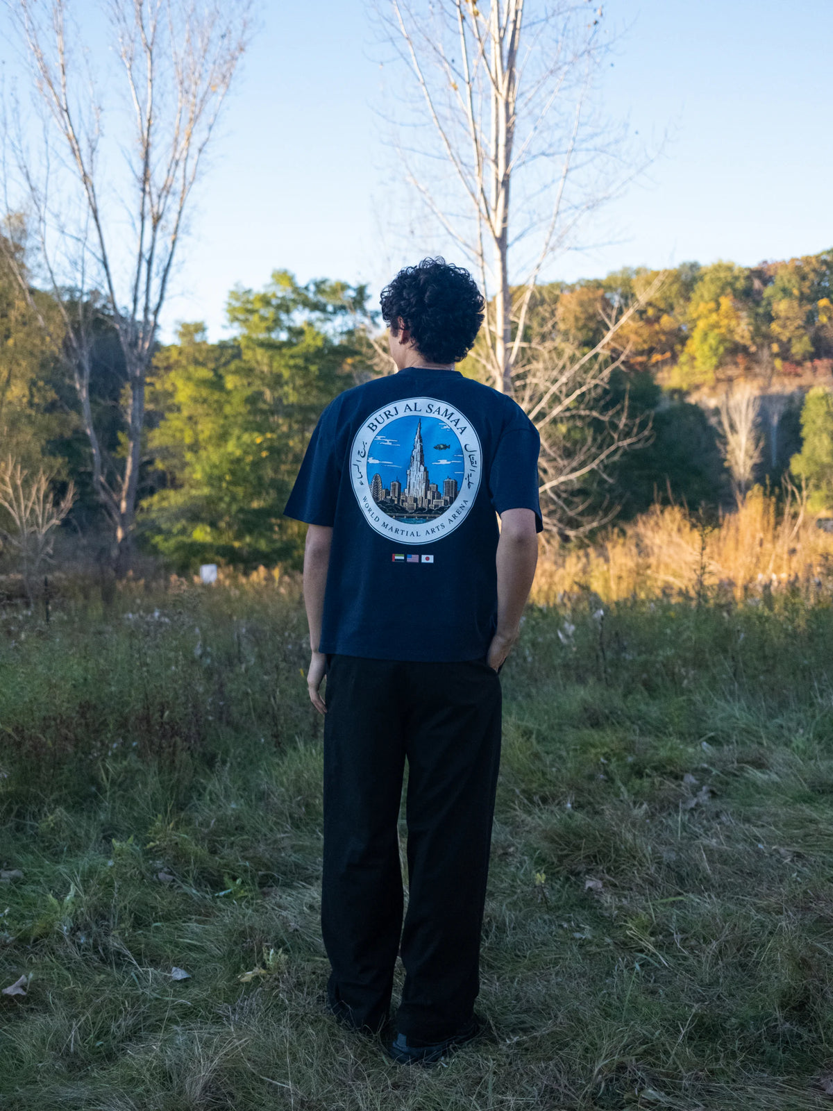 Sky Tower Tee - Navy