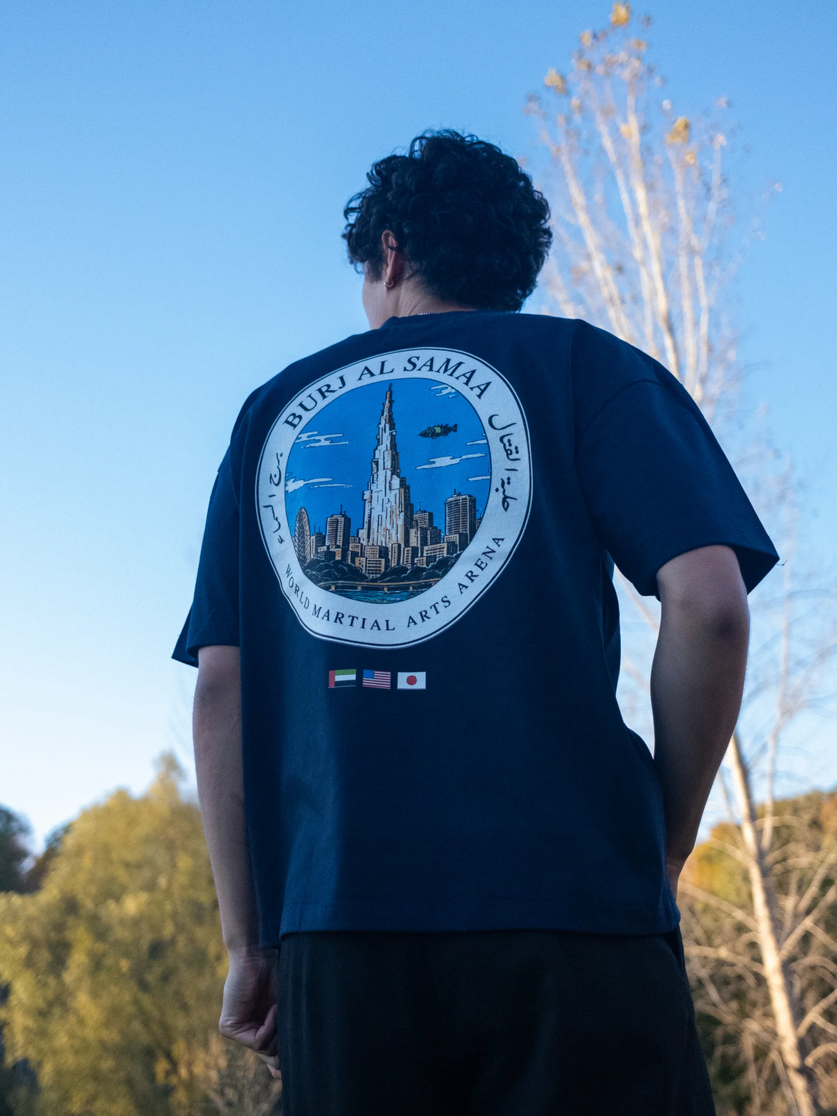 Sky Tower Tee - Navy