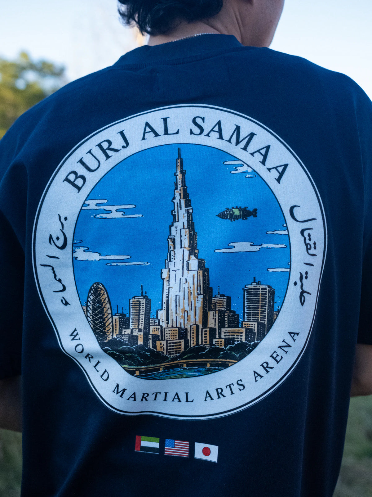 Sky Tower Tee - Navy