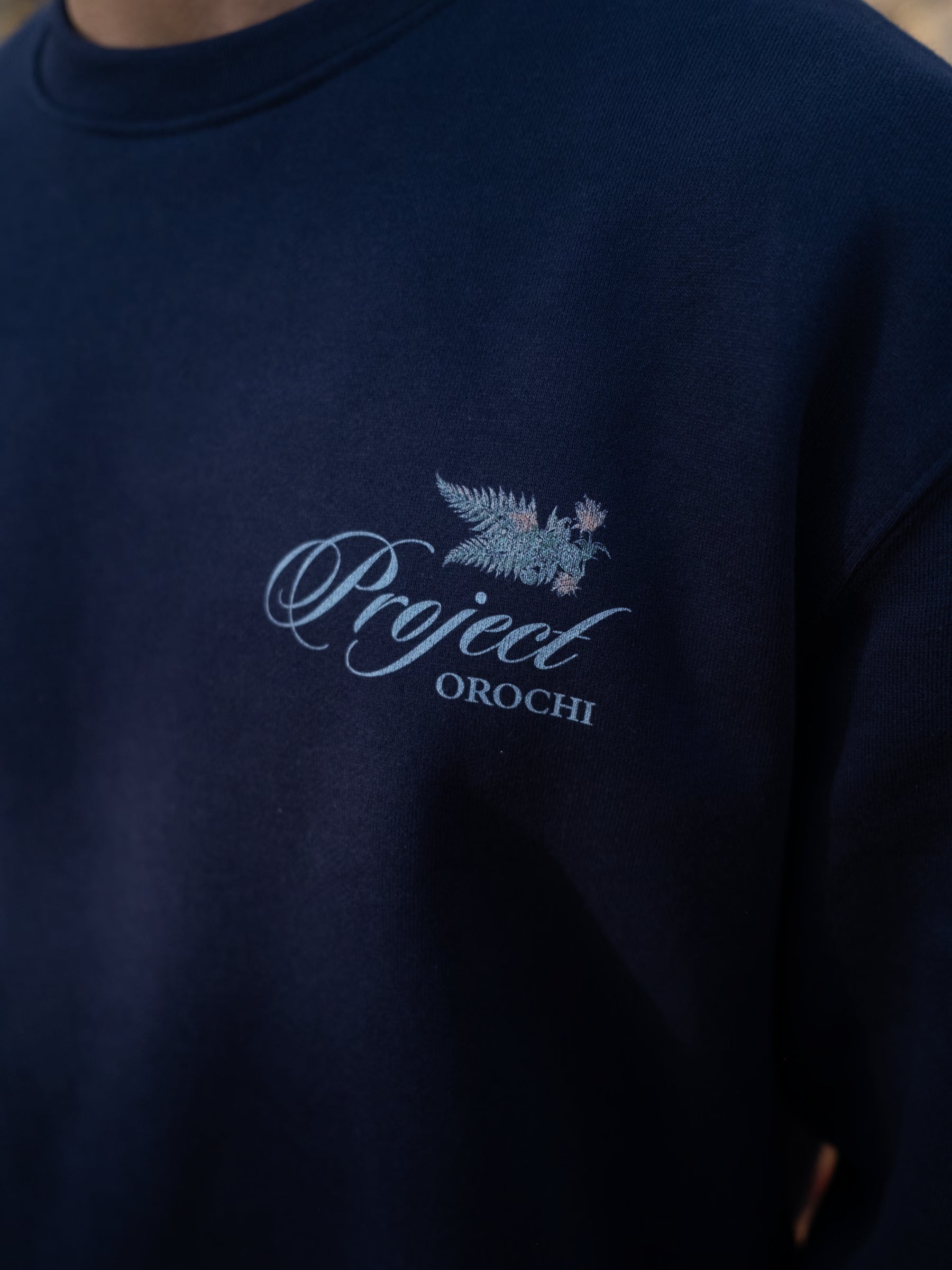 Solitude Box Crewneck - Navy