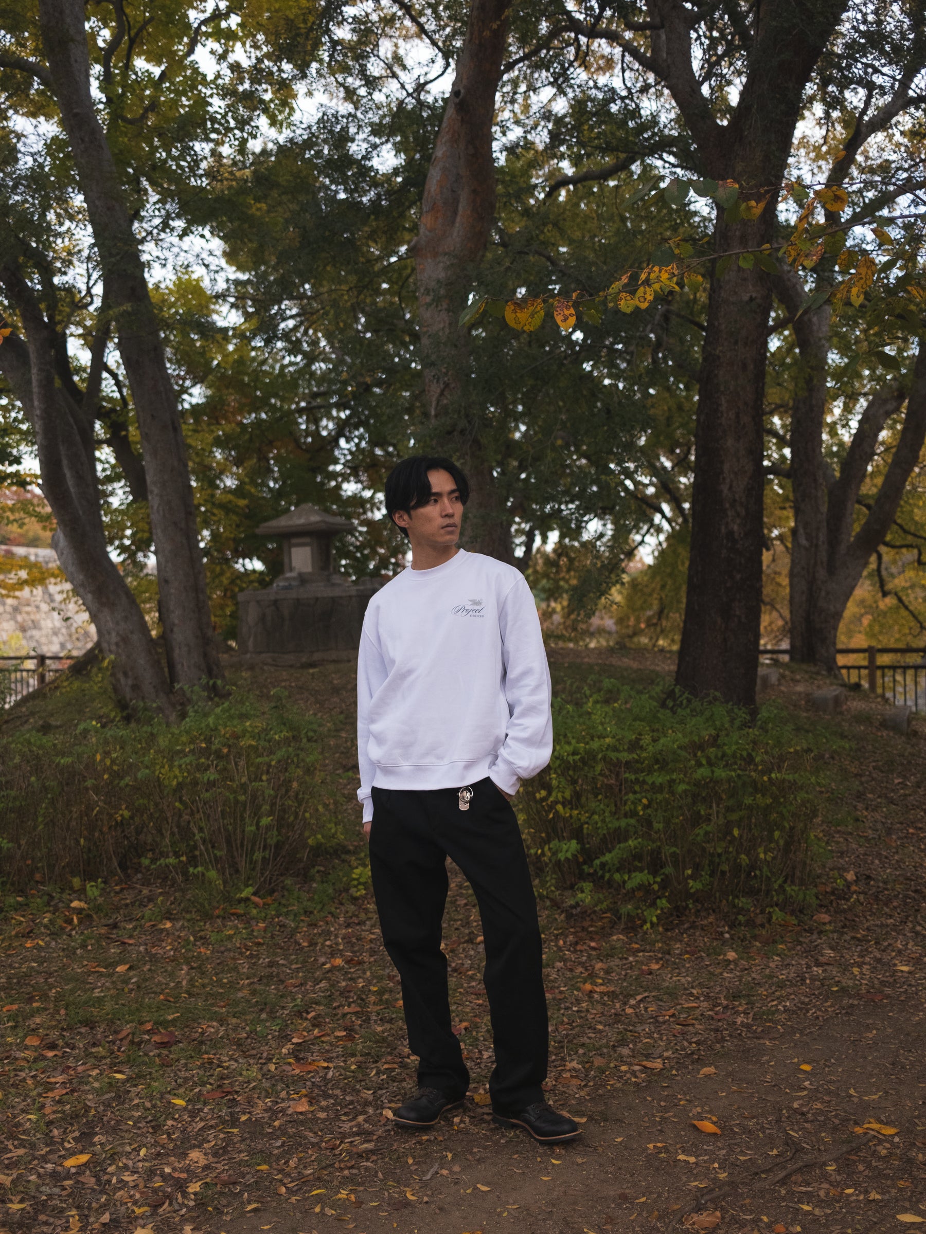 Solitude Box Crewneck - White