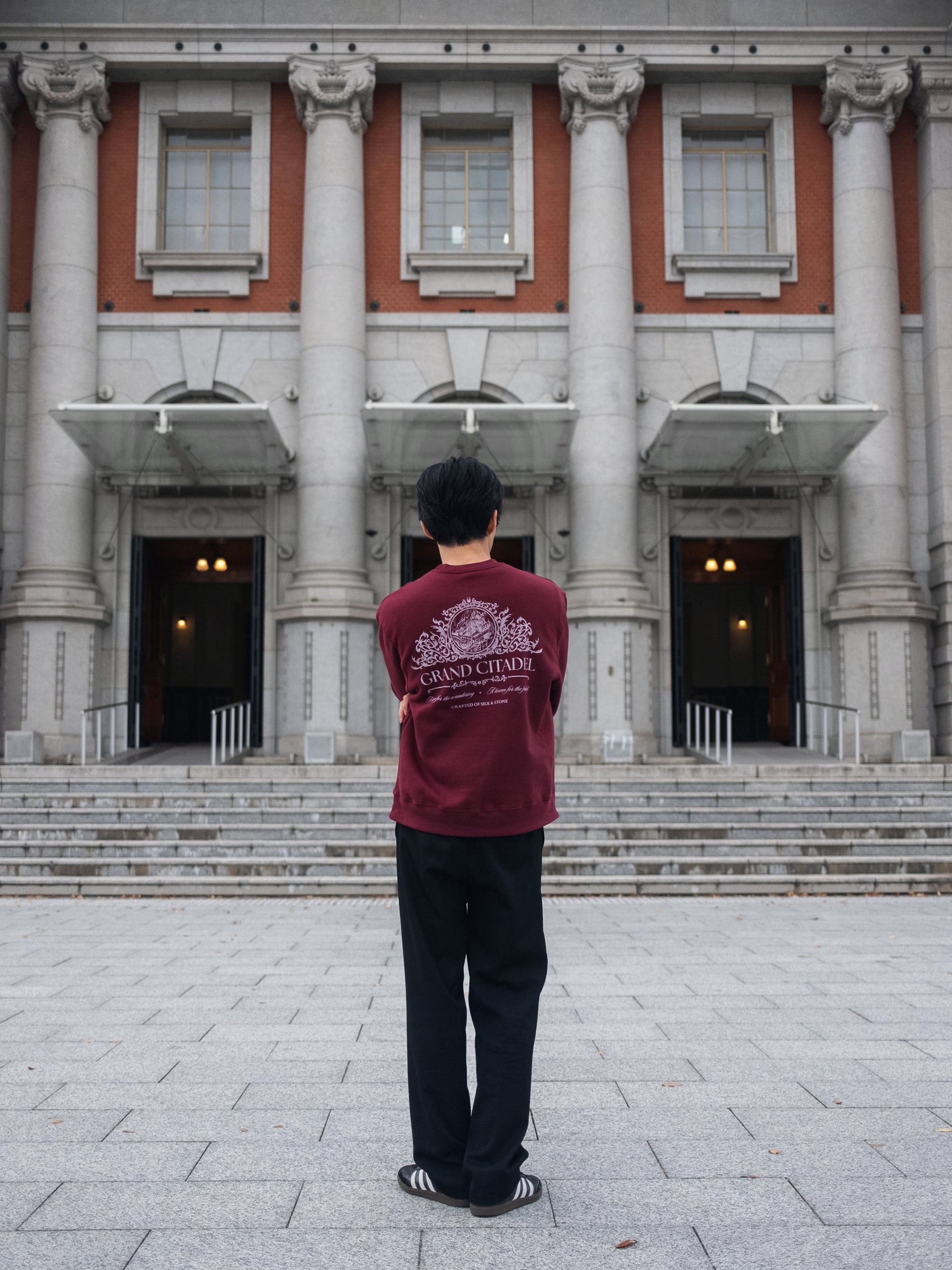 Citadel Box Crewneck - Maroon