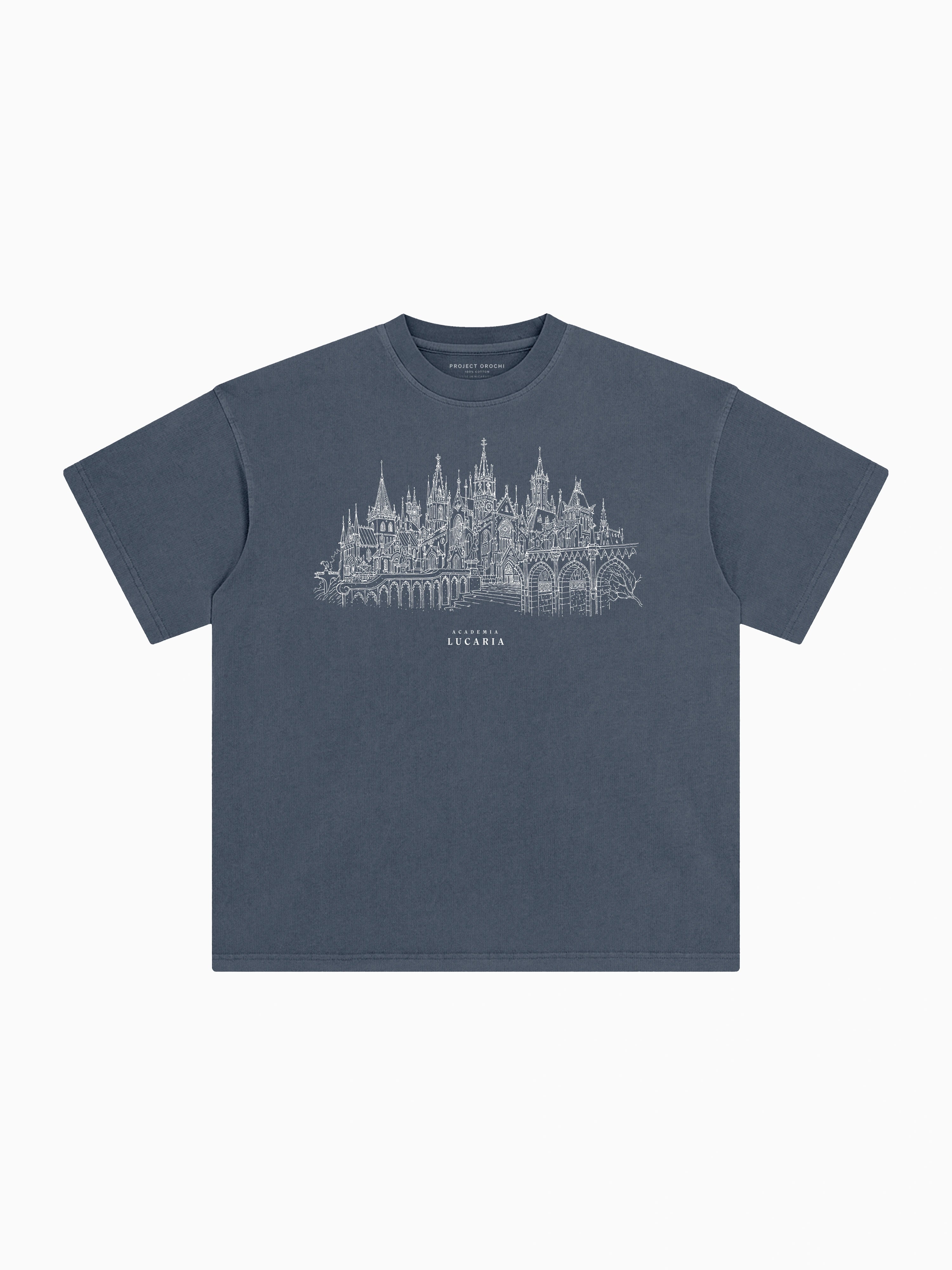 Academia Box Tee - Slate