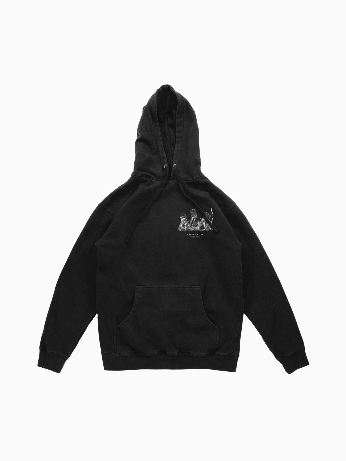 Basket Boys Hoodie - Black (front mockup)
