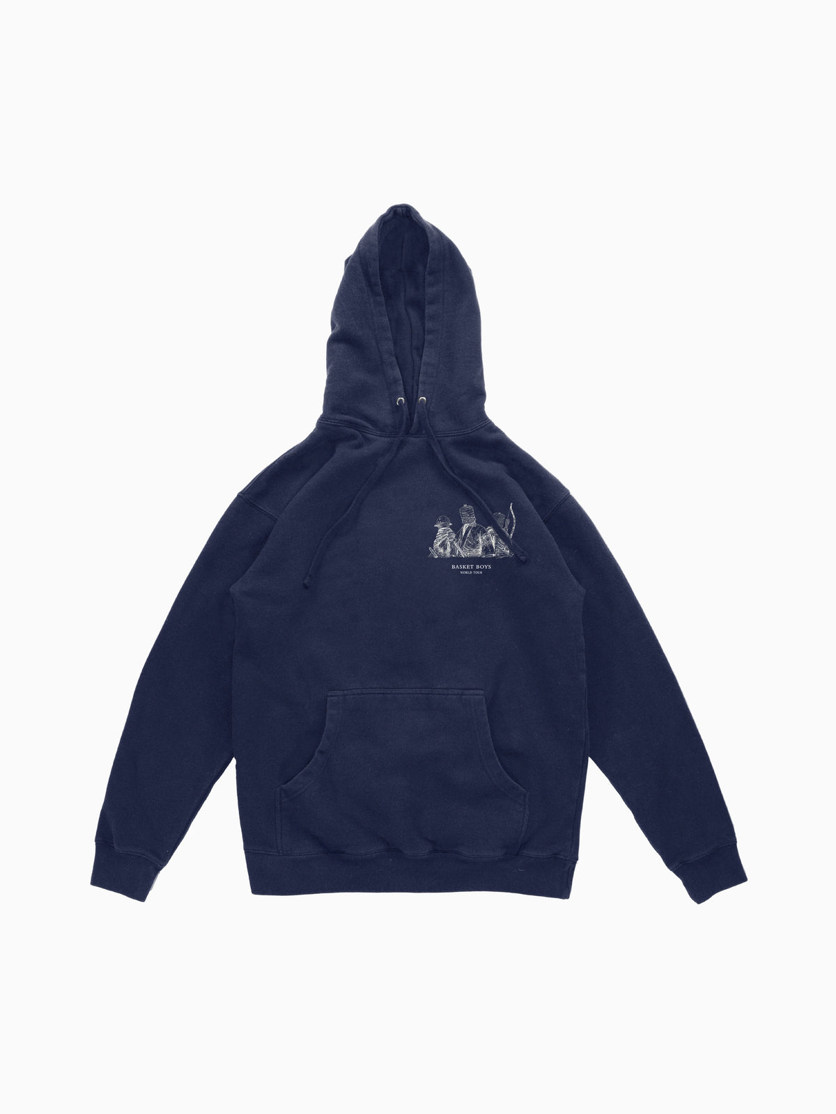 Basket Boys Hoodie - Navy (front mockup)