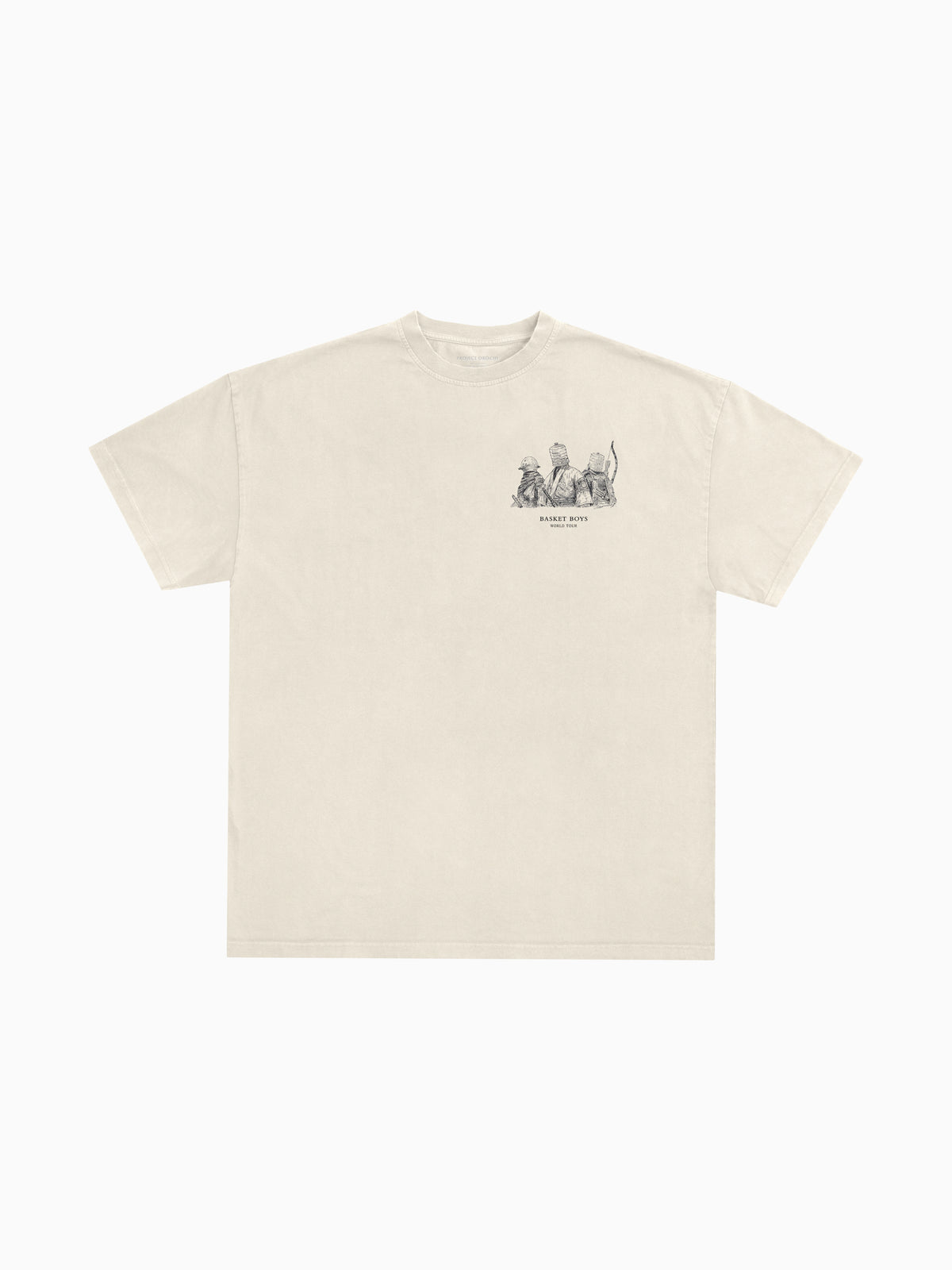 Basket Boys Tee - Natural (front mockup)