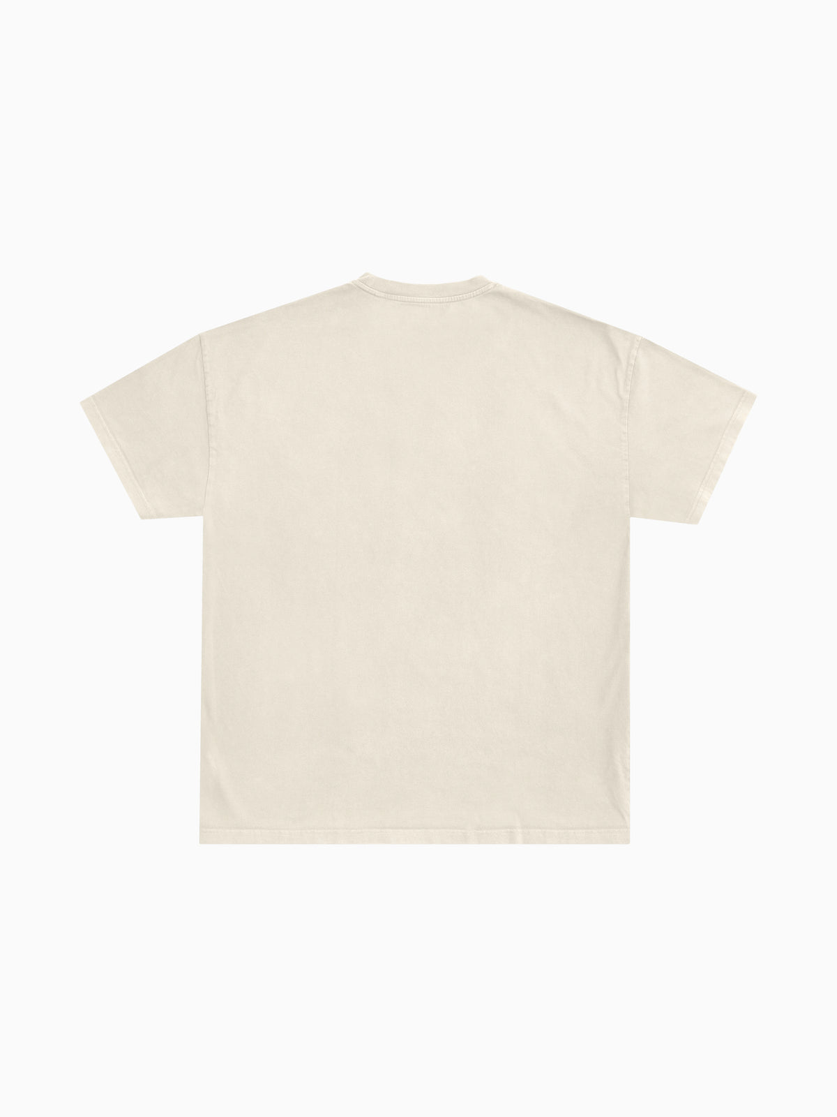 Blank Tee - Natural (back mockup)
