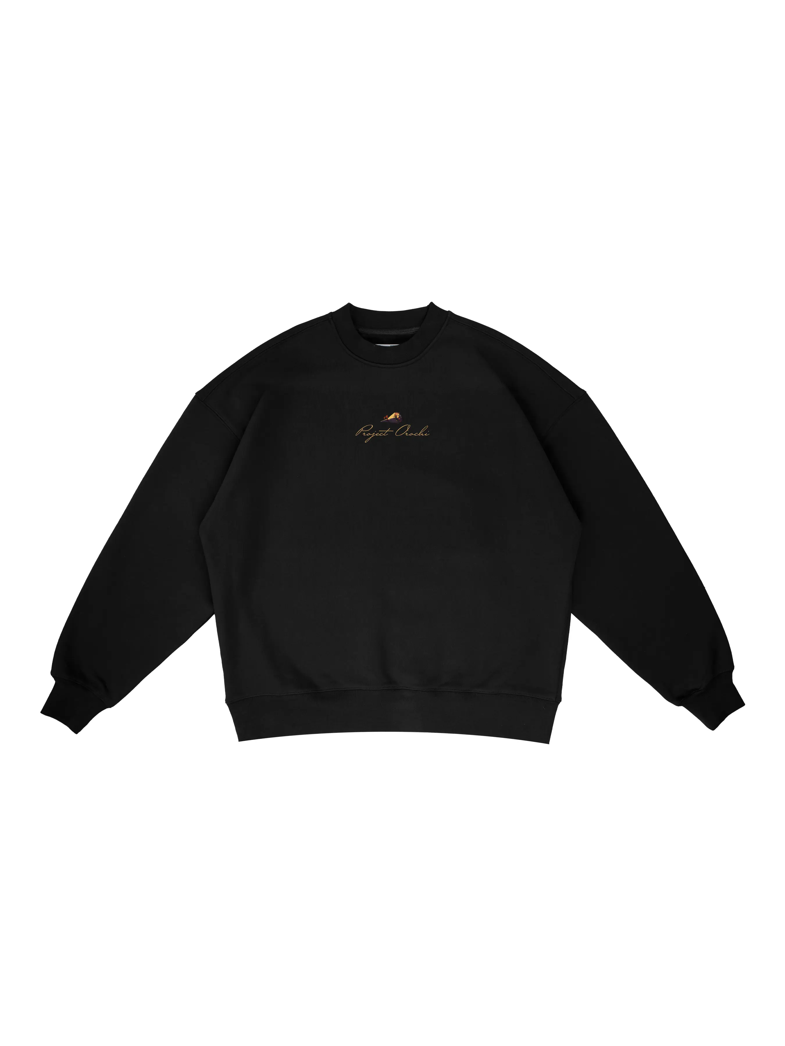 Cafe Box Crewneck - Black