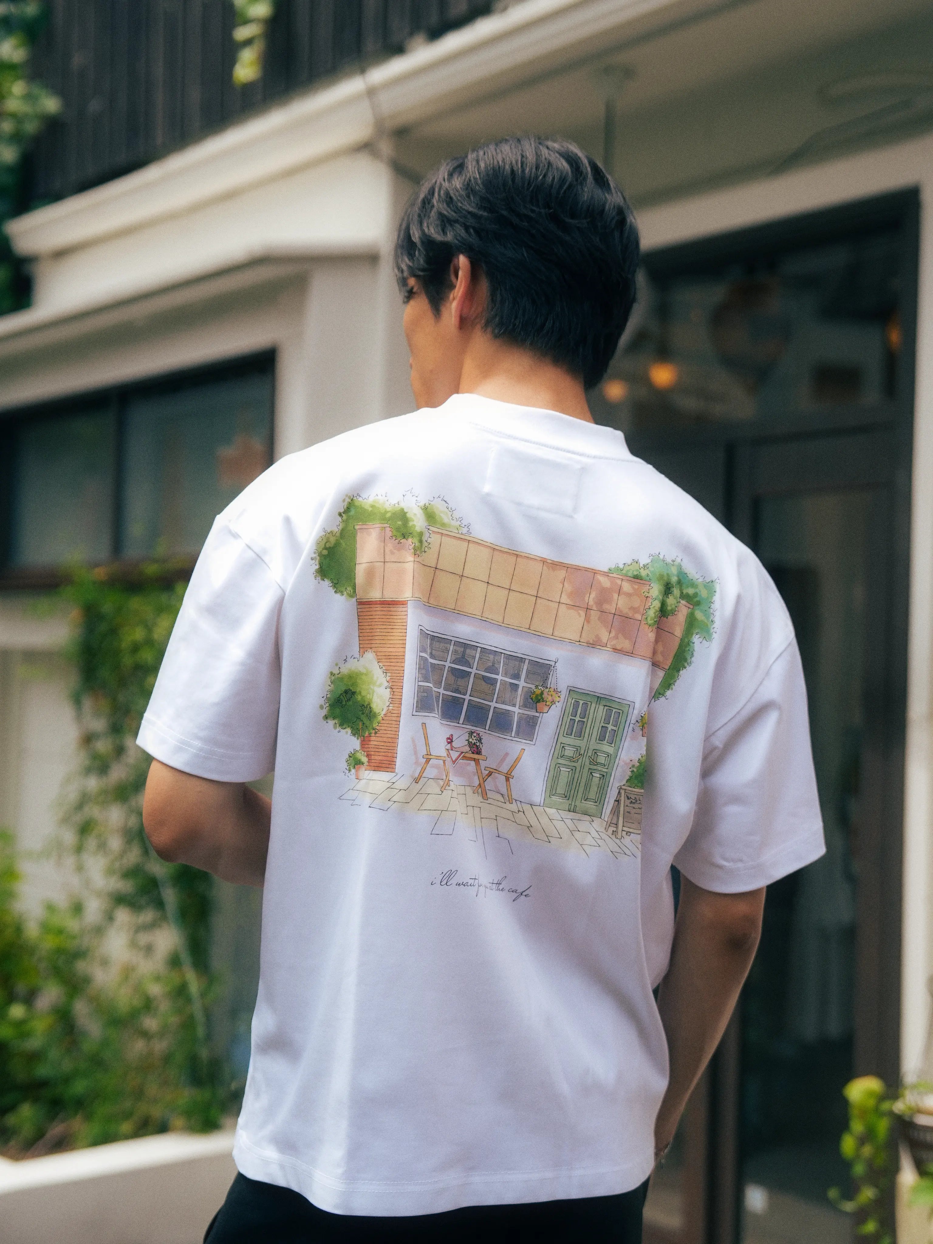 Cafe Tee -  White