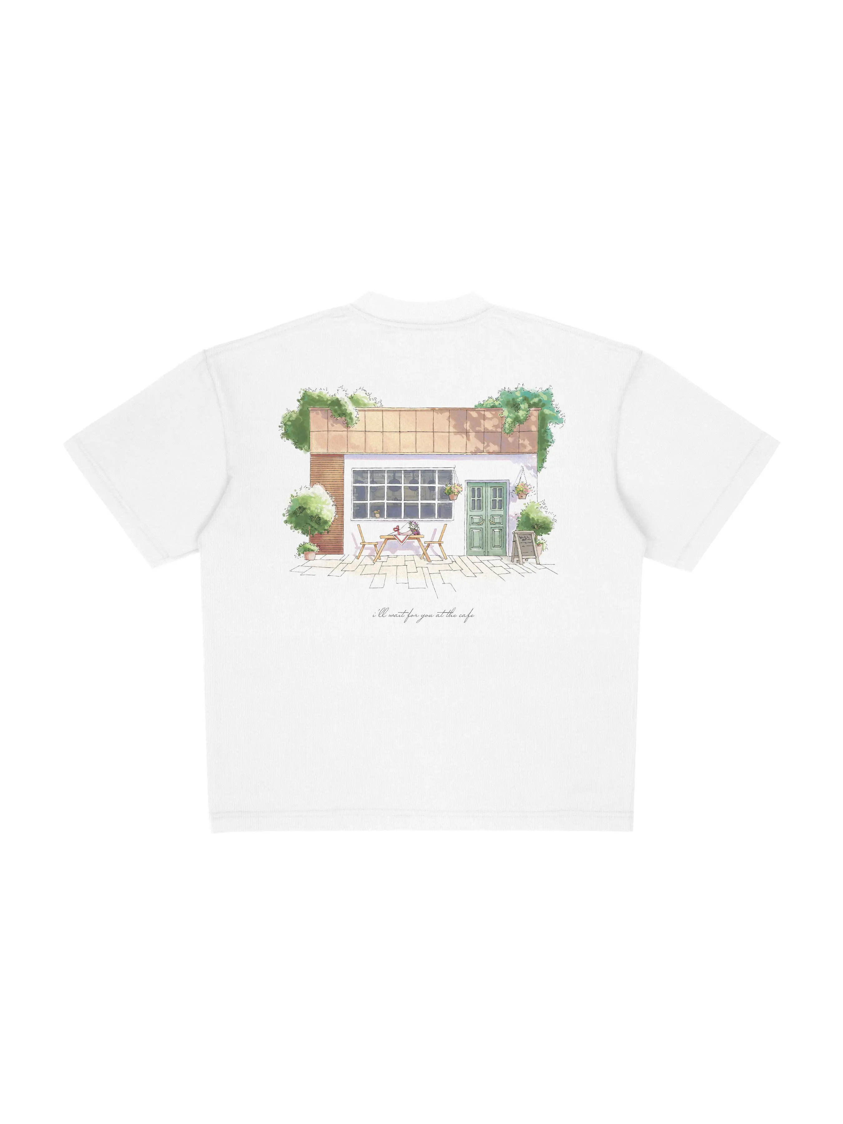 Cafe Tee -  White
