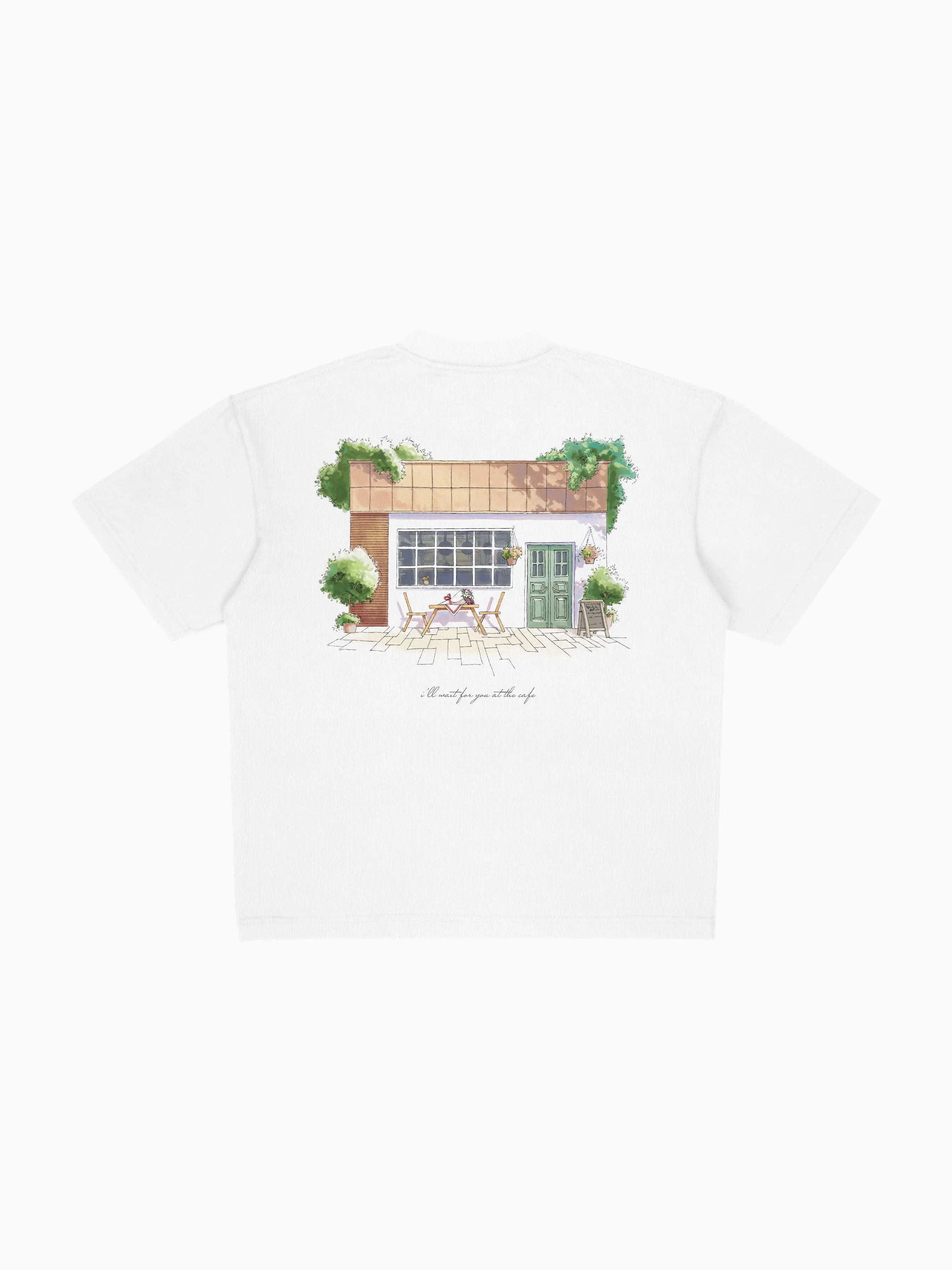 Cafe Tee -  White