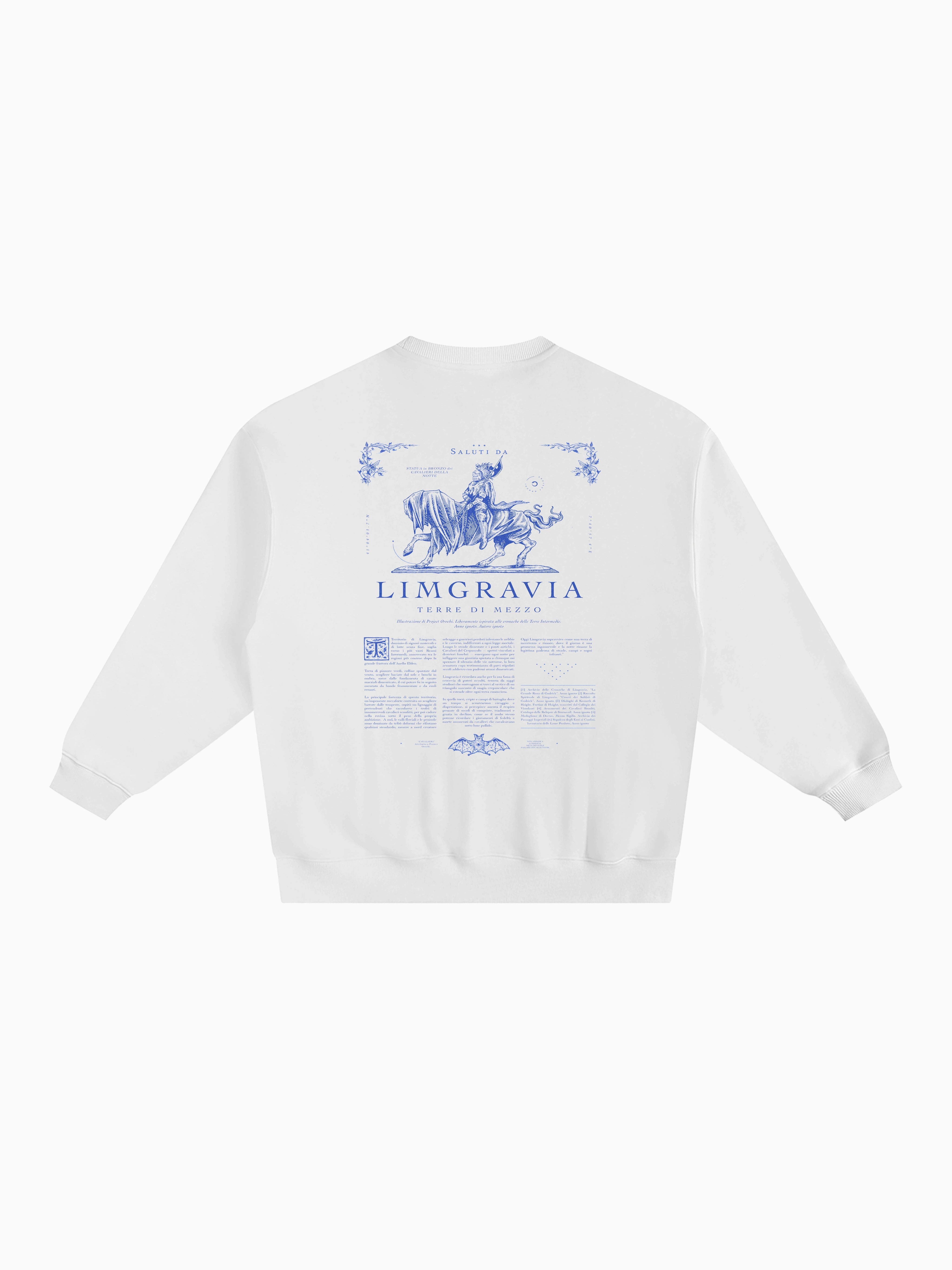 Cavalieri Box Crewneck - White