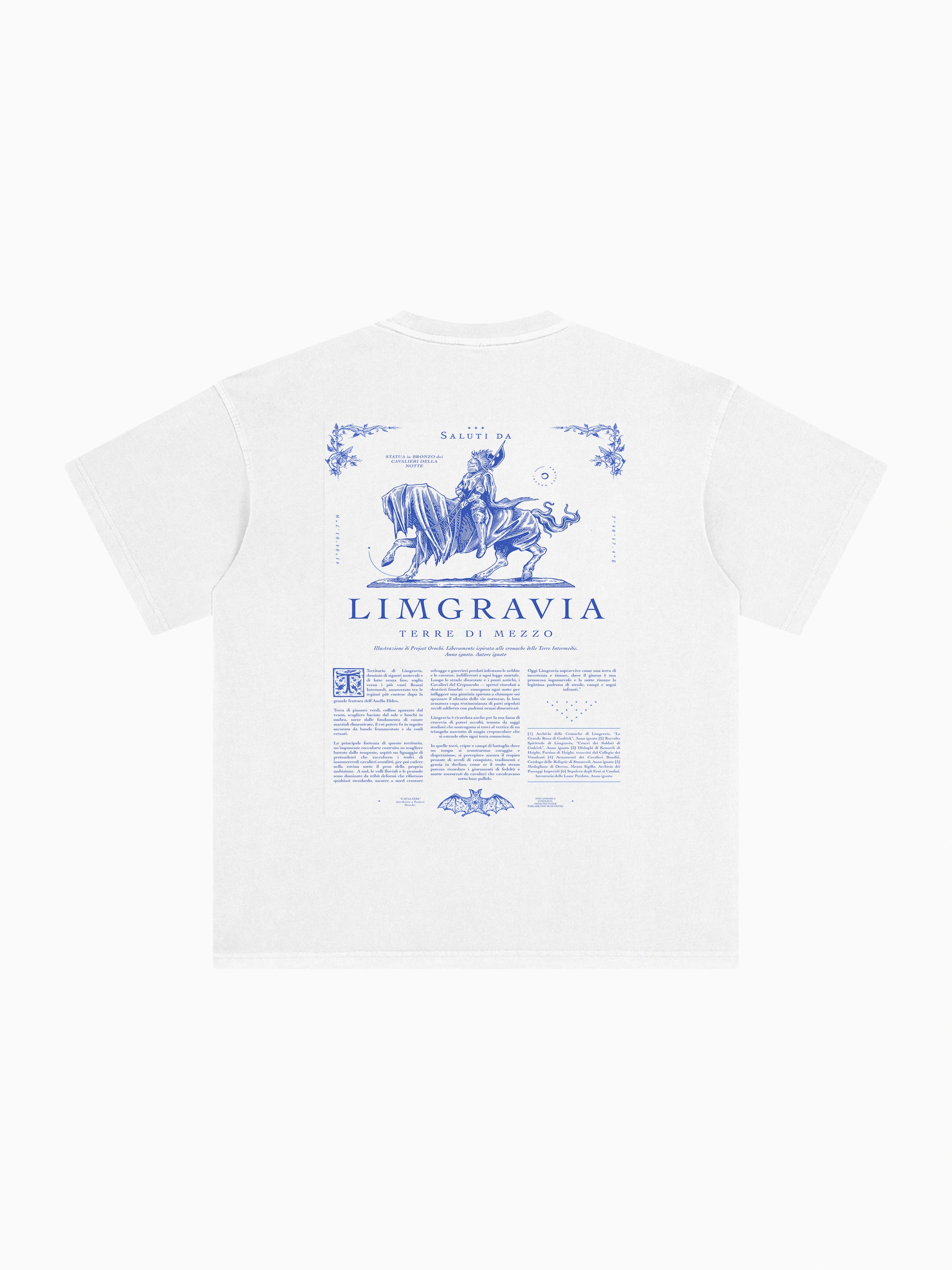 Cavalieri Box Tee - White